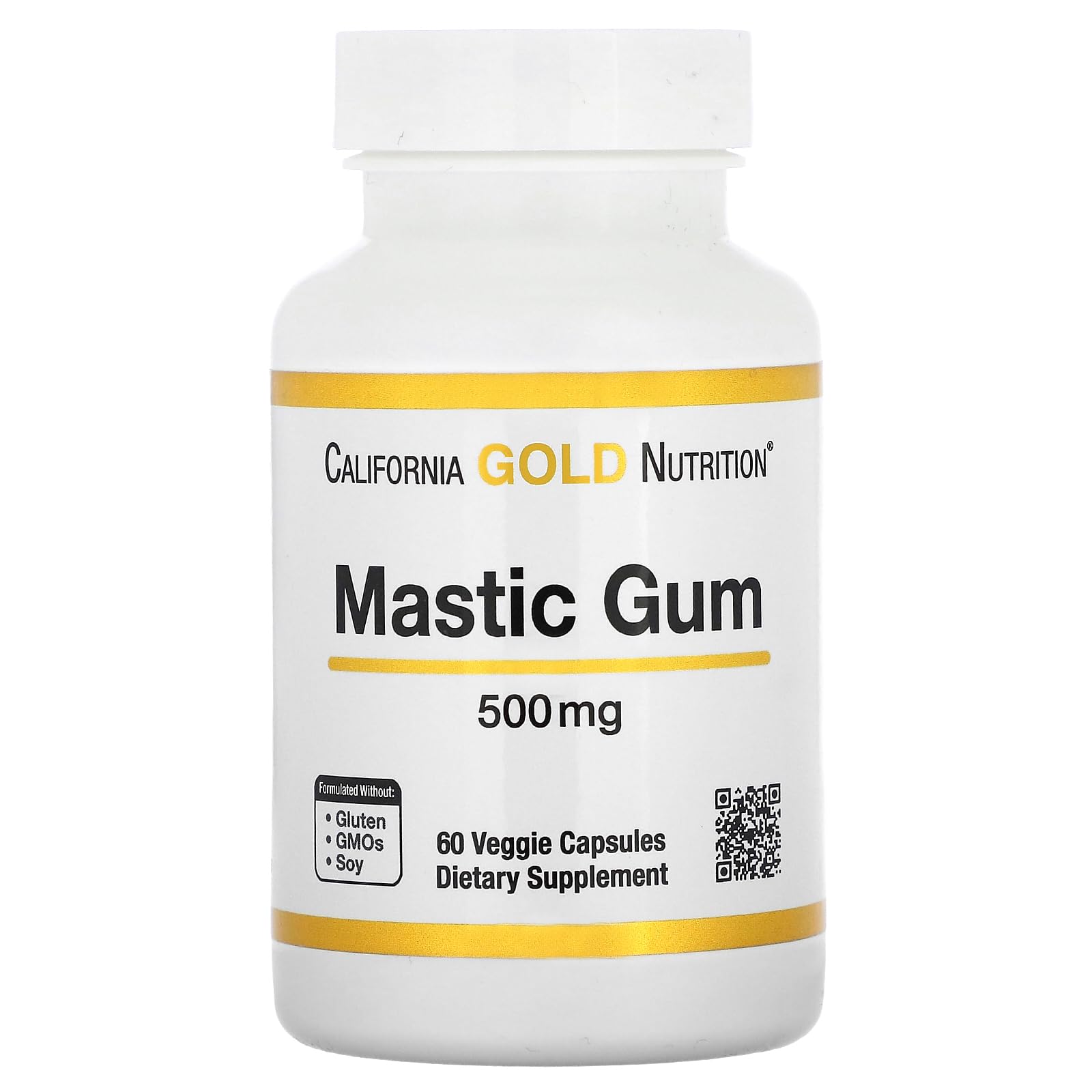 California Gold Nutrition Mastic Gum 60 Capsules