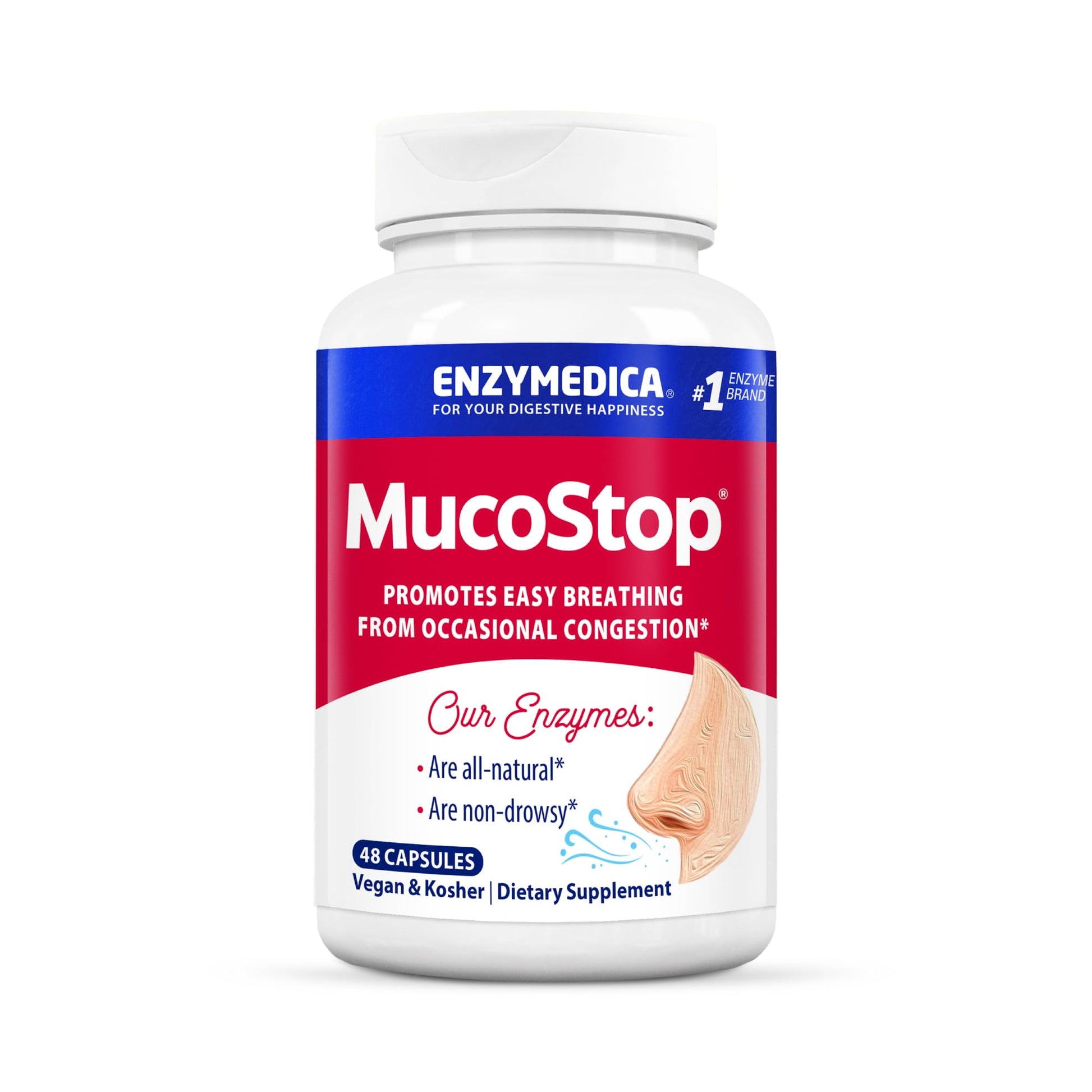 Enzymedica MucoStop Capsule 48 Count