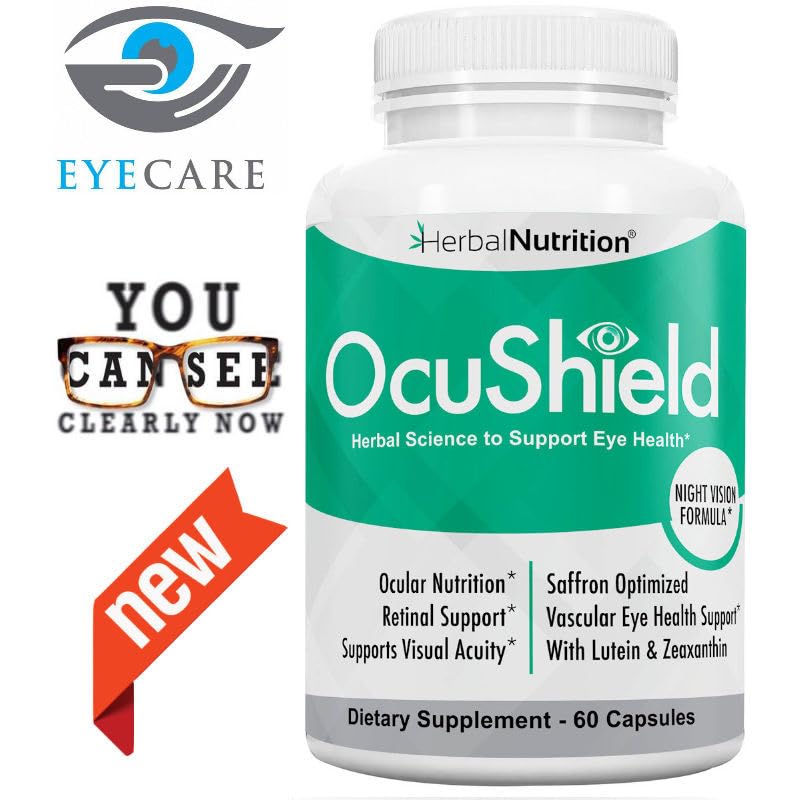Herbal Nutrition OcuShield Eye Health Support Supplement Capsule 3 Capsules