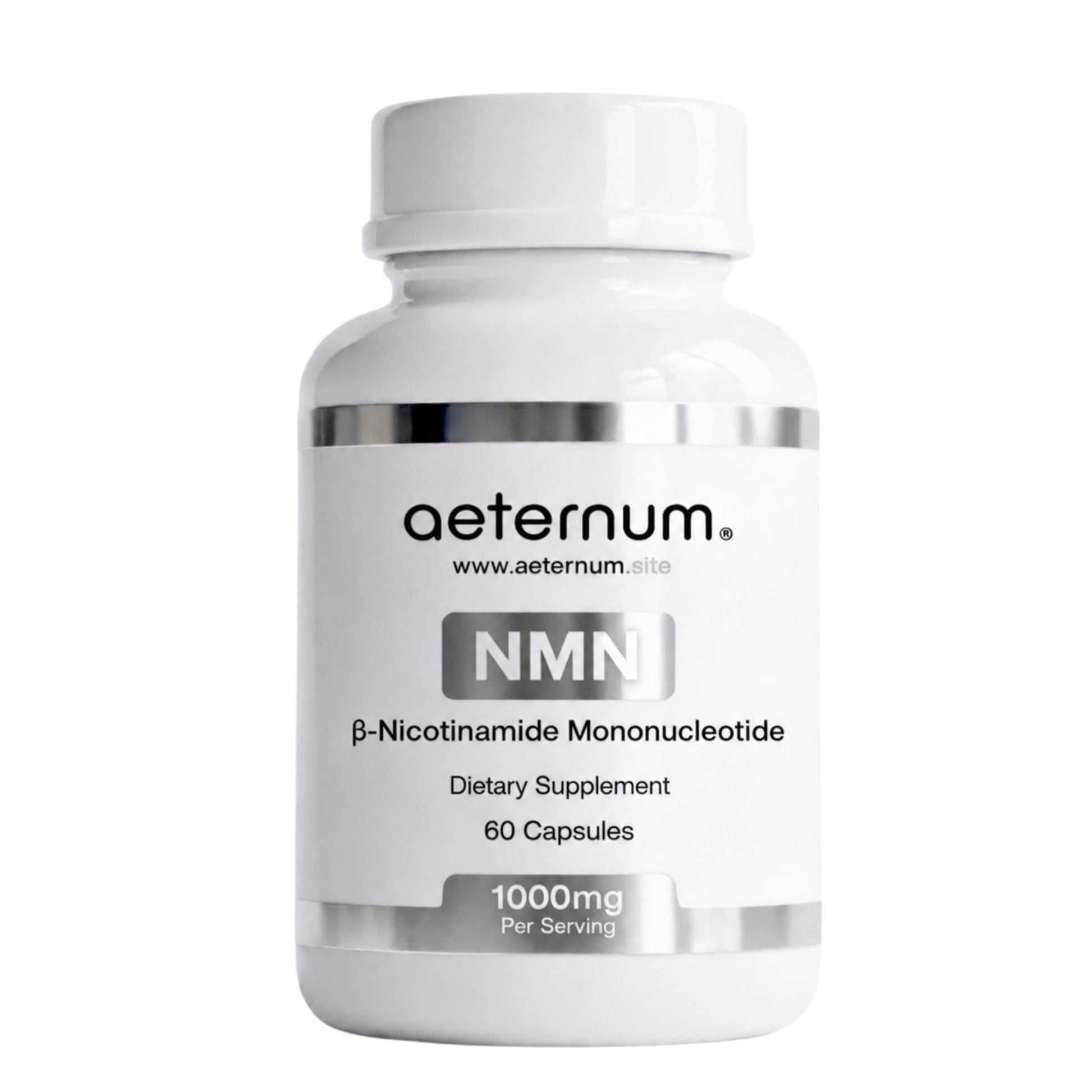 Aeternum NMN 1000mg per Serving Capsule, 60 Capsules