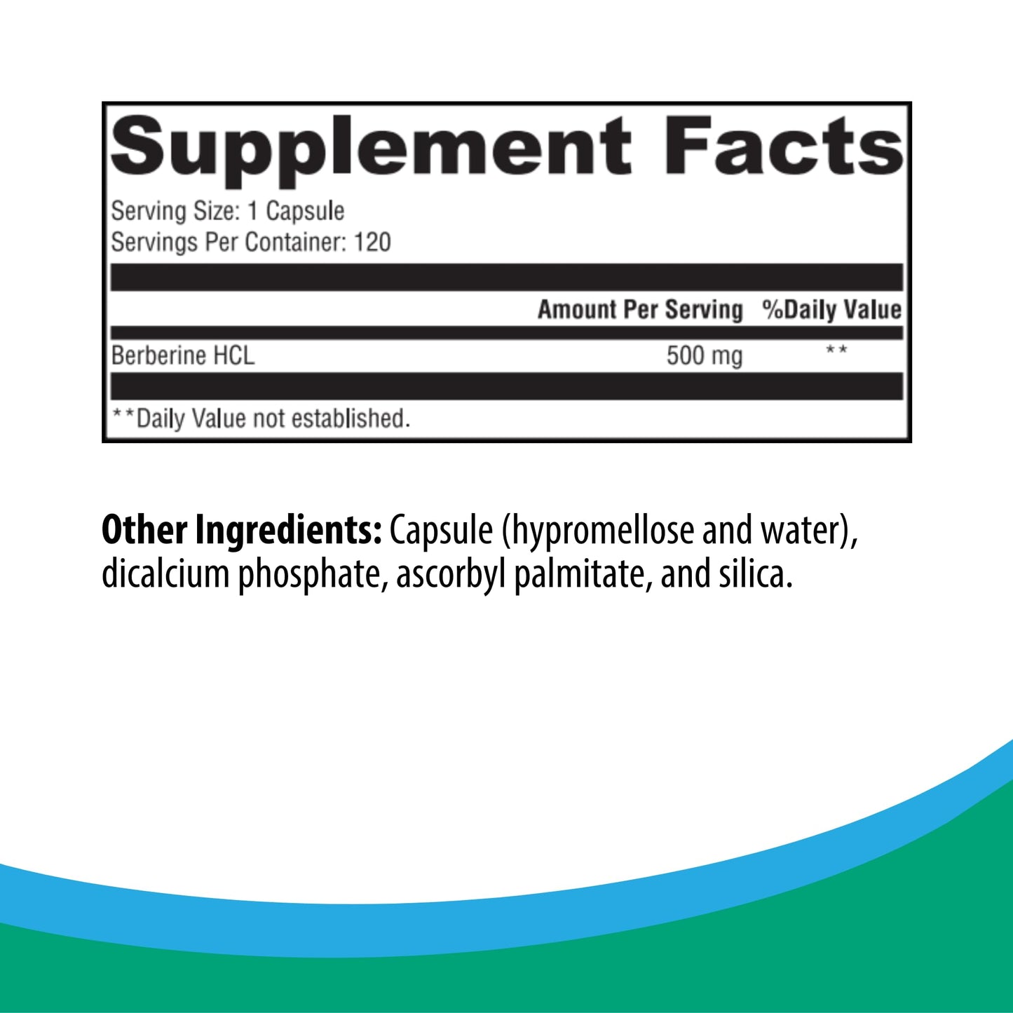 Rootcology Berberine HCl Capsule 120 Capsules