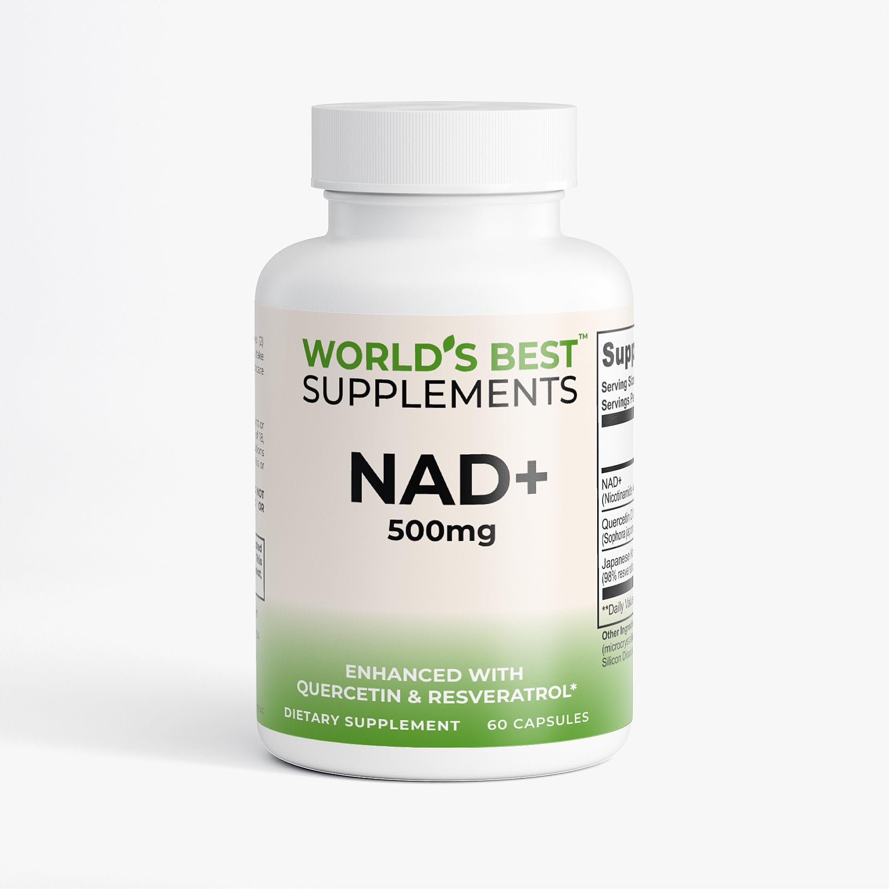 World's Best Supplements NAD+ Capsules 90 Count