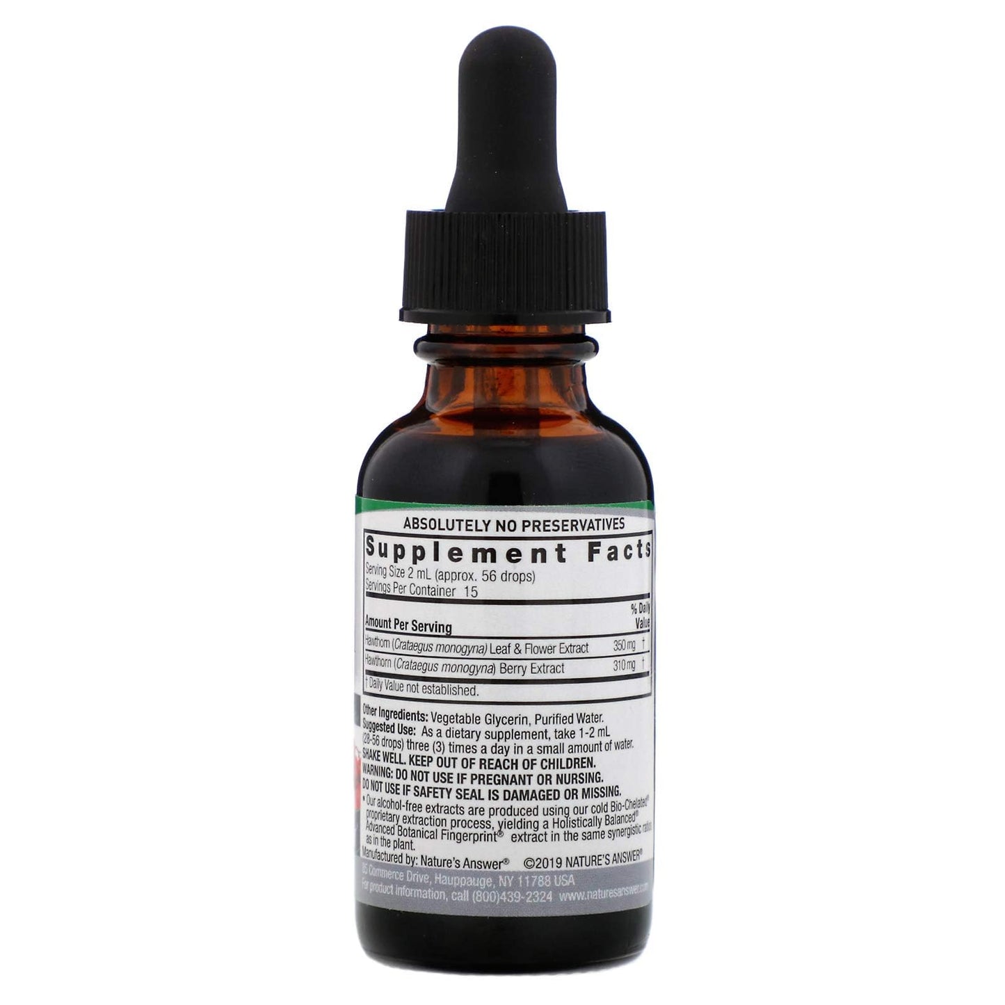 Nature's Answer Afs Hawthorn Berry Capsules 1 Count