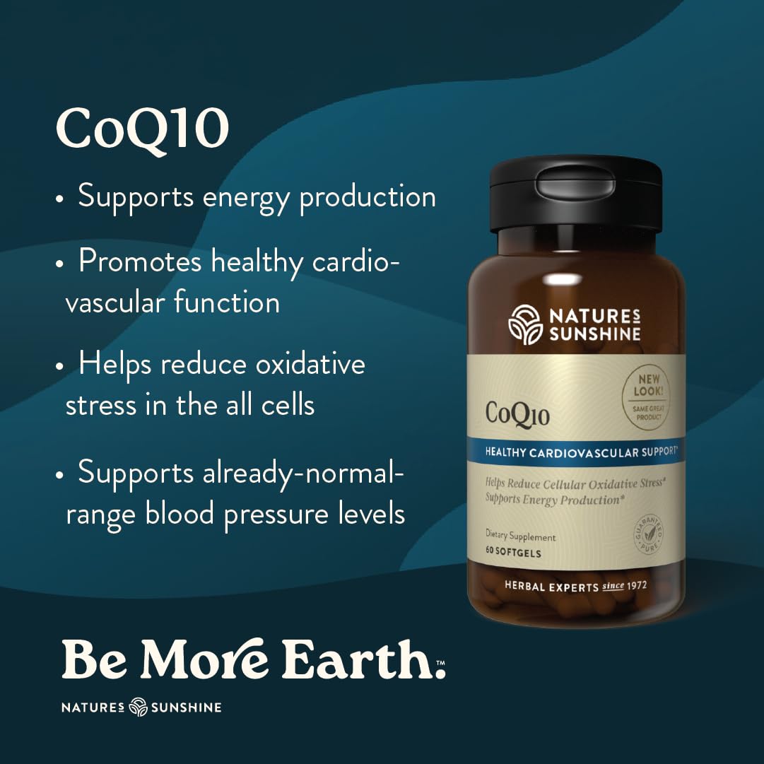 Nature's Sunshine CoQ10 Softgel Capsules 60