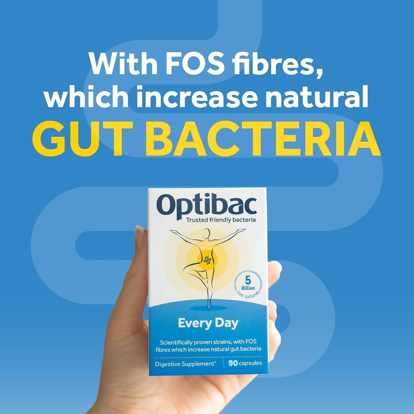 Optibac Probiotics Probiotics for Digestive Health Capsule 90 Count