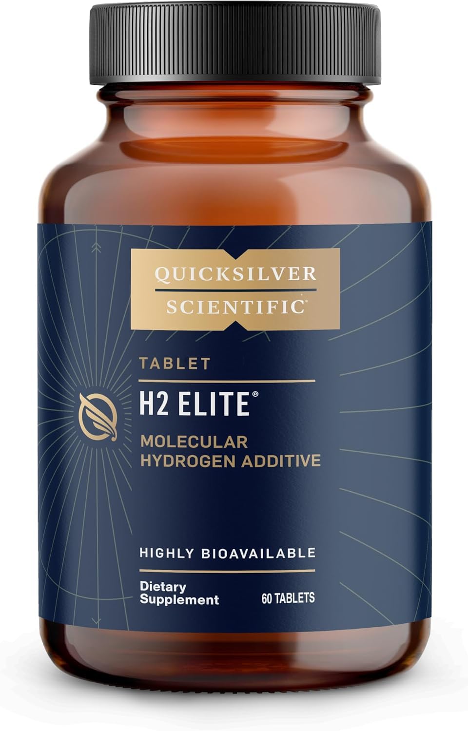 Quicksilver Scientific H2 Elite Molecular Hydrogen Tablets, 60 Tablets