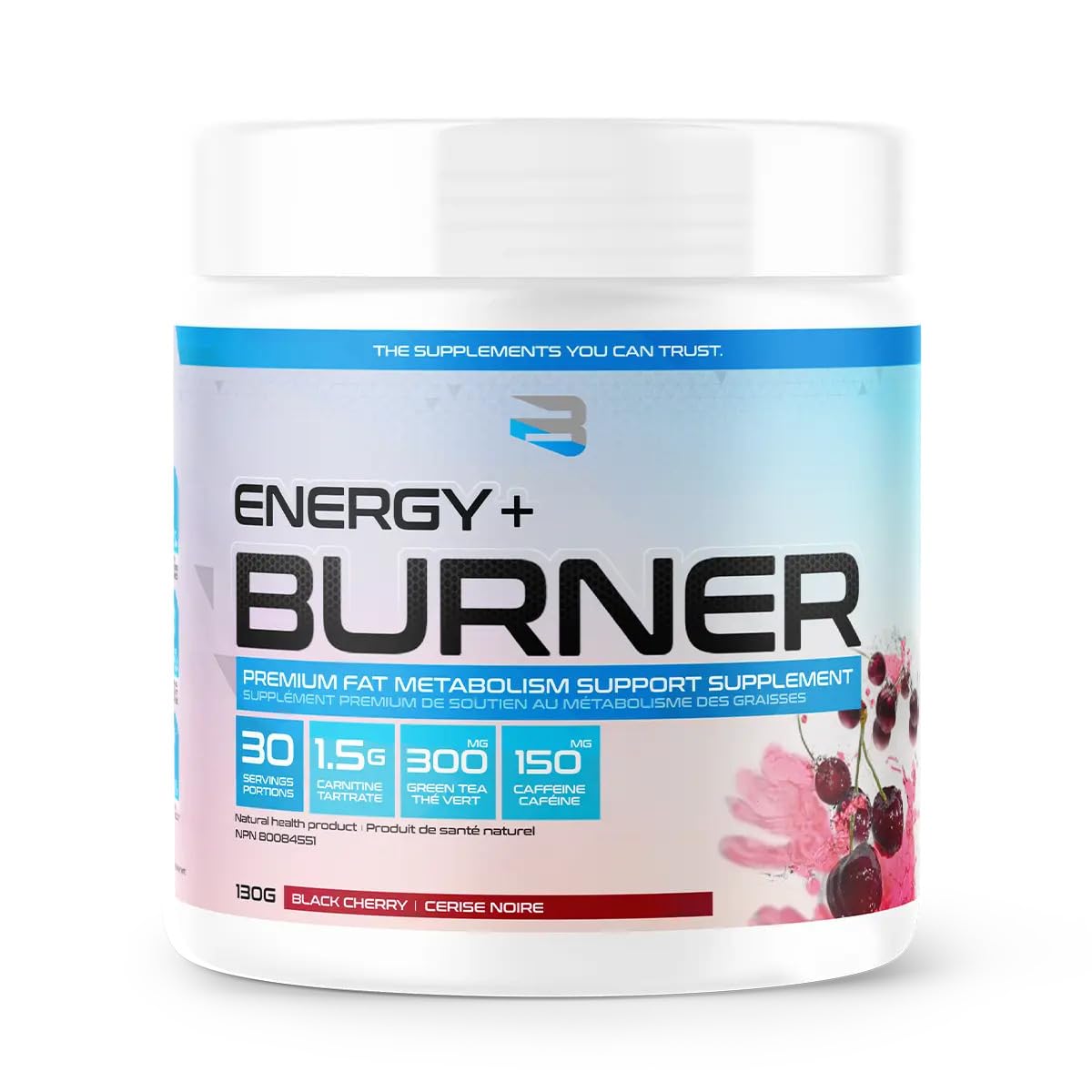 Believe Supplements Energy + Burner Powder 4.59 oz