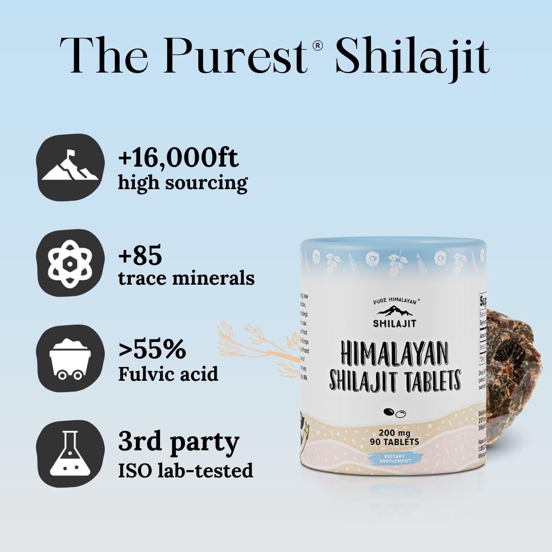 Pure Himalayan Shilajit Shilajit Capsule 90 Capsules