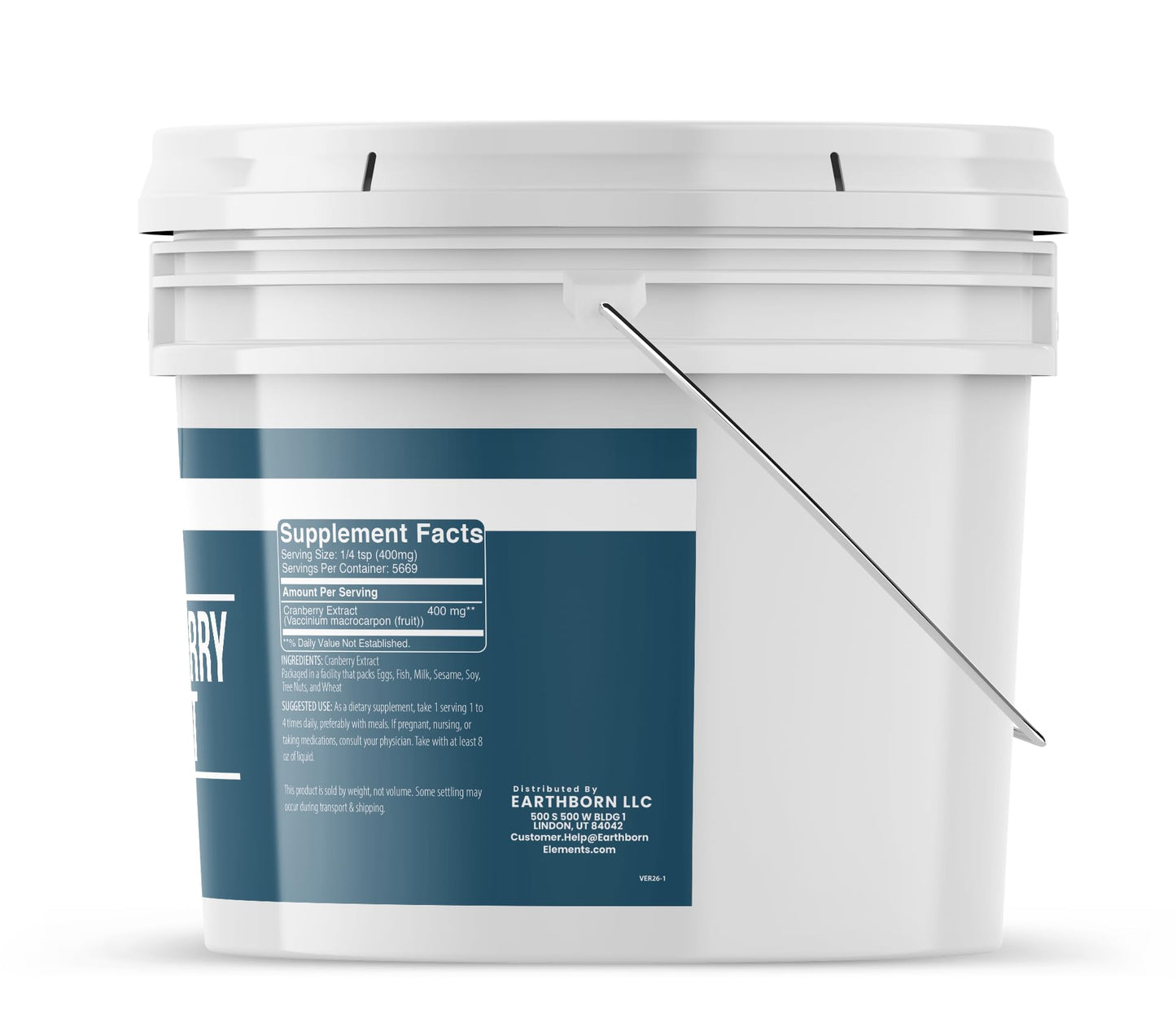Earthborn Elements Cranberry Extract Powder, 80 Ounce