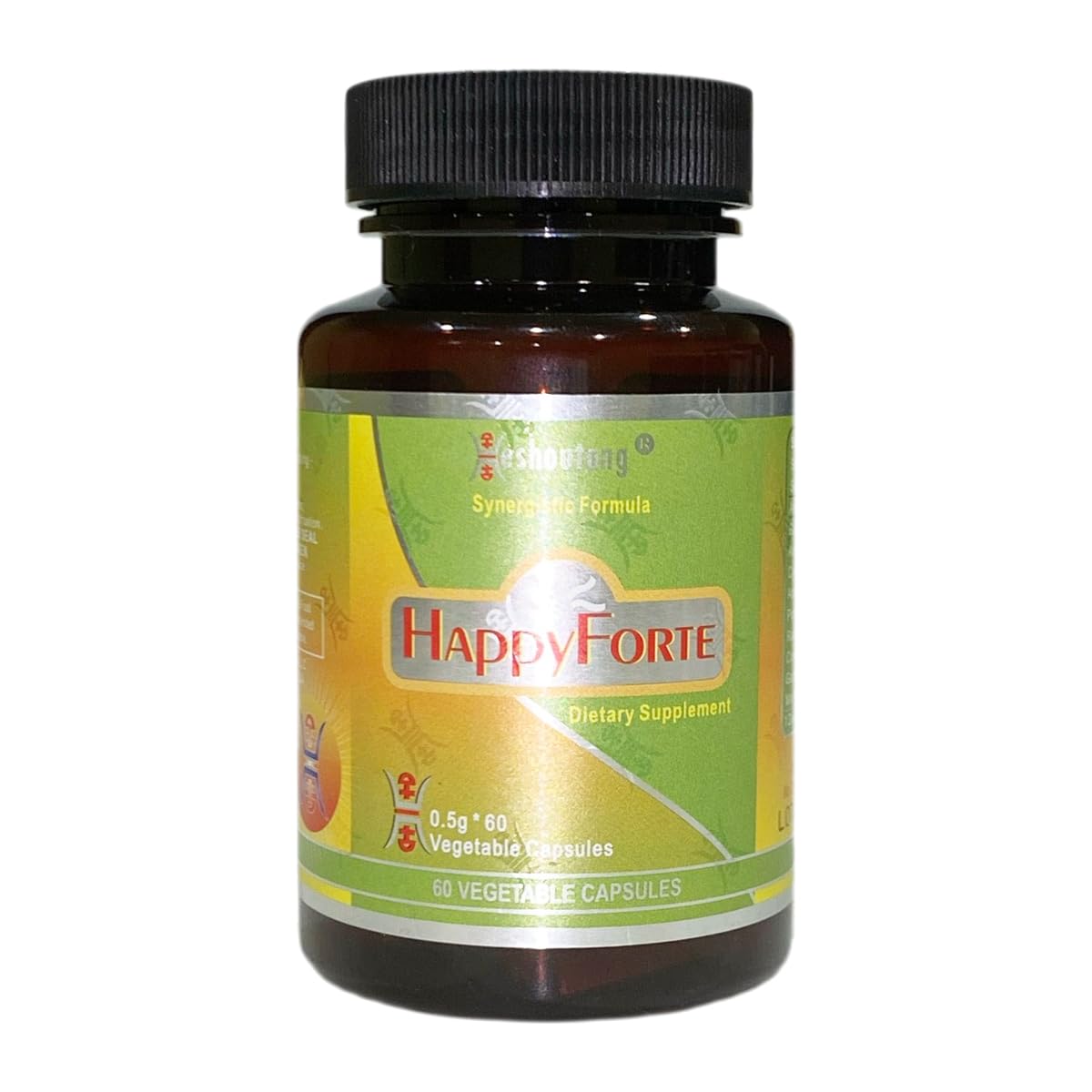 Heshoutang HappyForte Market Proven Herbal Energy Flow Optimizer Digestive System Health Booster Capsule 60