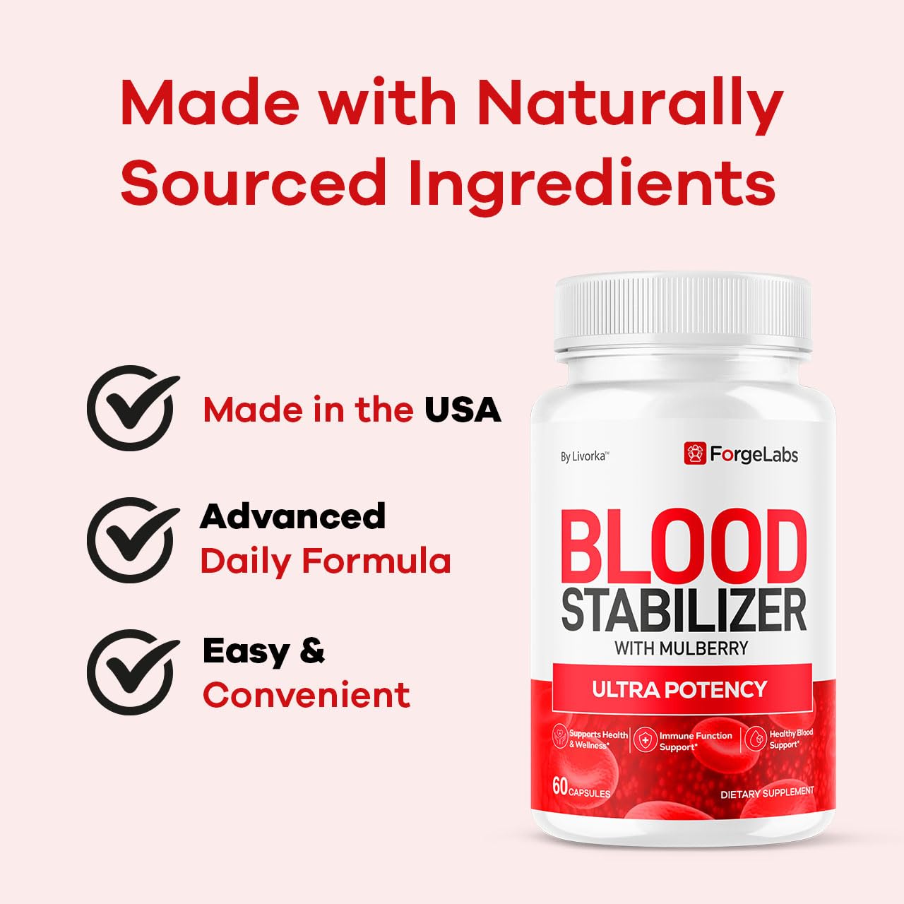 LIVORKA Blood Stabilizer Capsules 120 Capsules