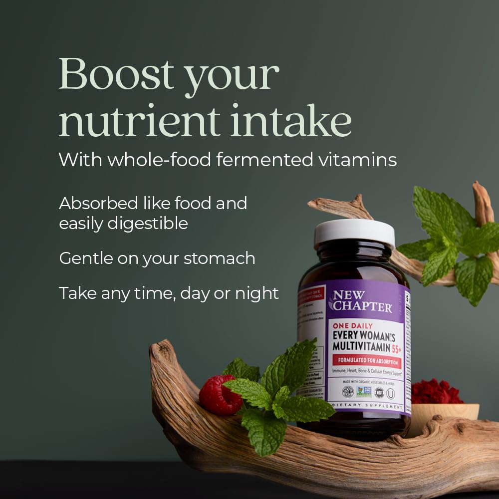 New Chapter Women’s Multivitamin 55+ Tablet 72 Count