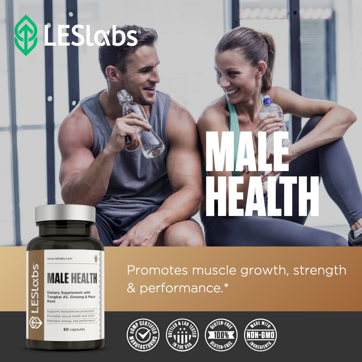 LES Labs Male Health Capsules, 60 Capsules