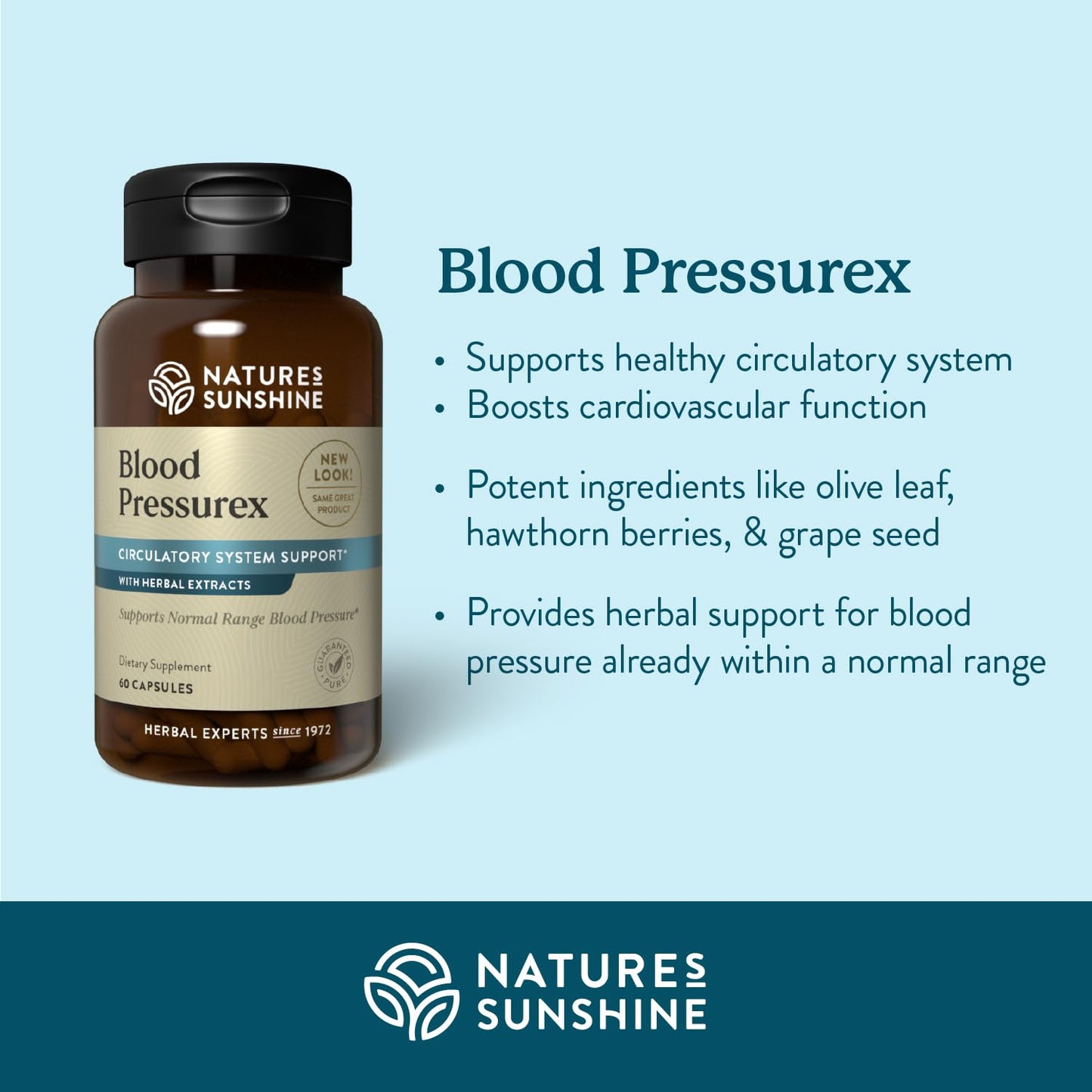 Nature's Sunshine Blood Pressurex Capsules 60