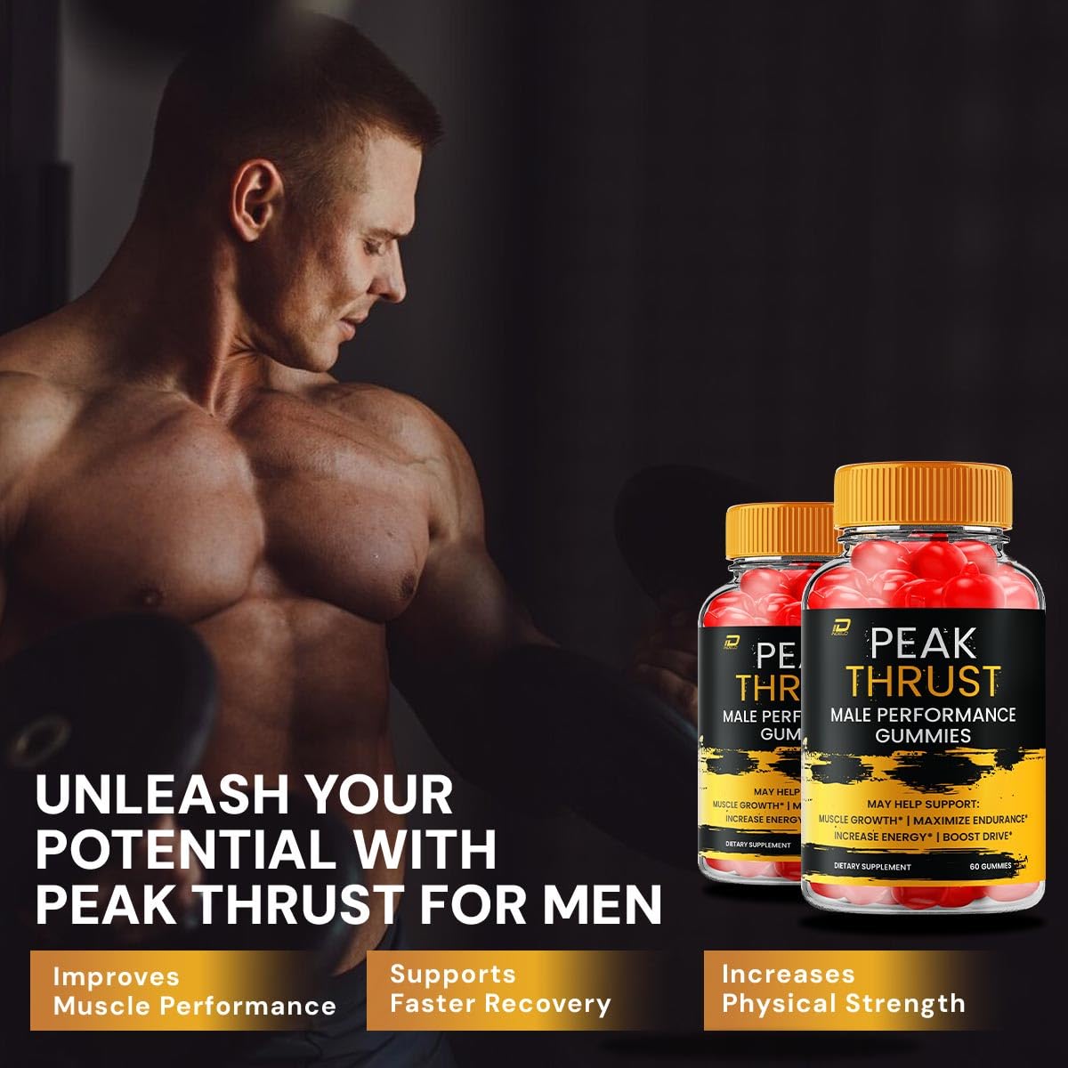Indelo Peak Thrust Gummies 120 Gummies