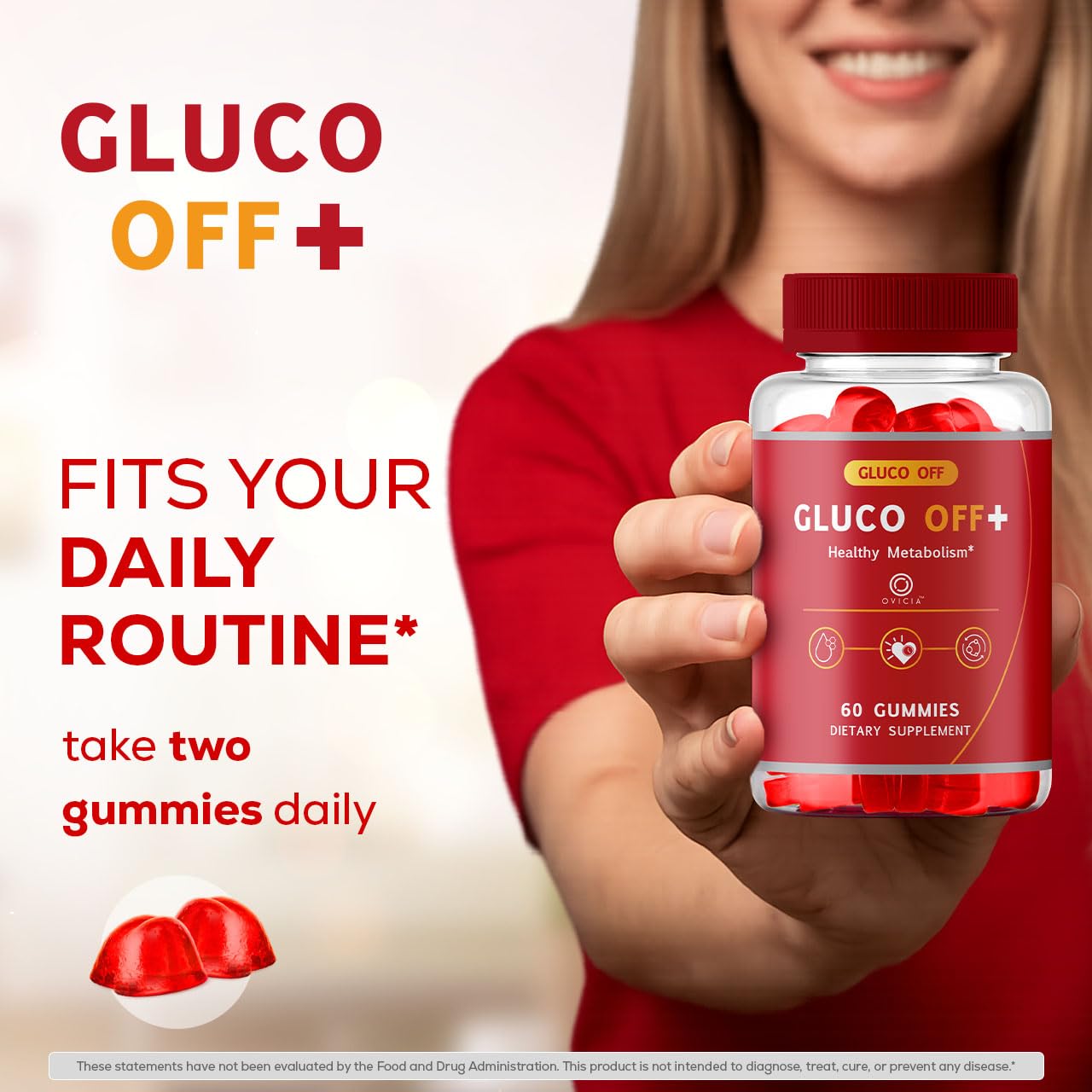 OVICIA Gluco Off 60 Gummies