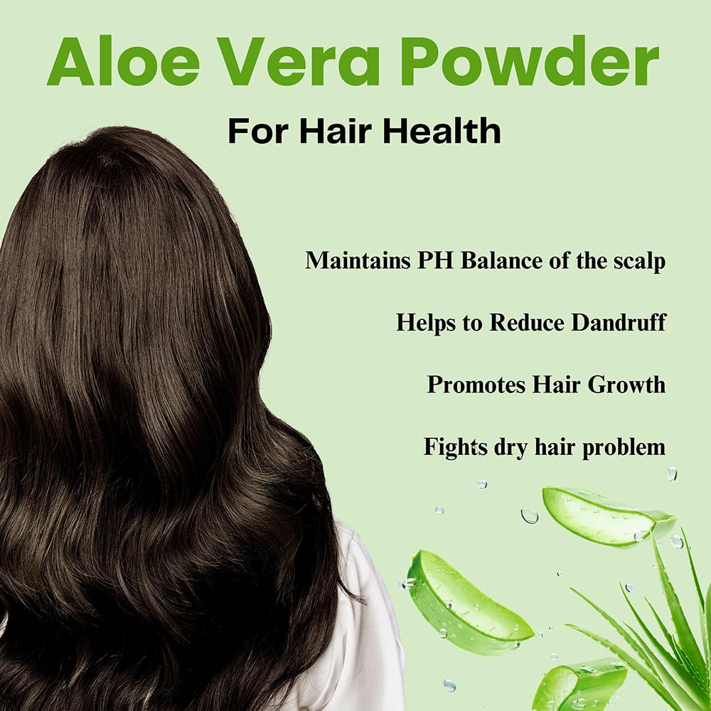 Hebhac Herbs Aloe Vera Powder Organic, 7.95 oz