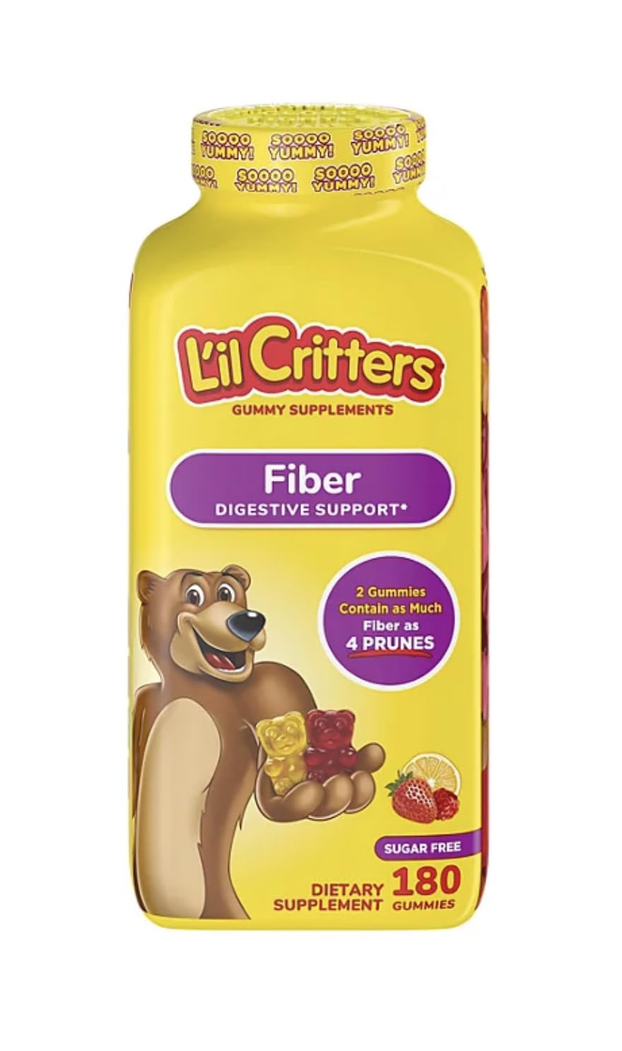 Lil Critters Fiber Gummies 180 Count