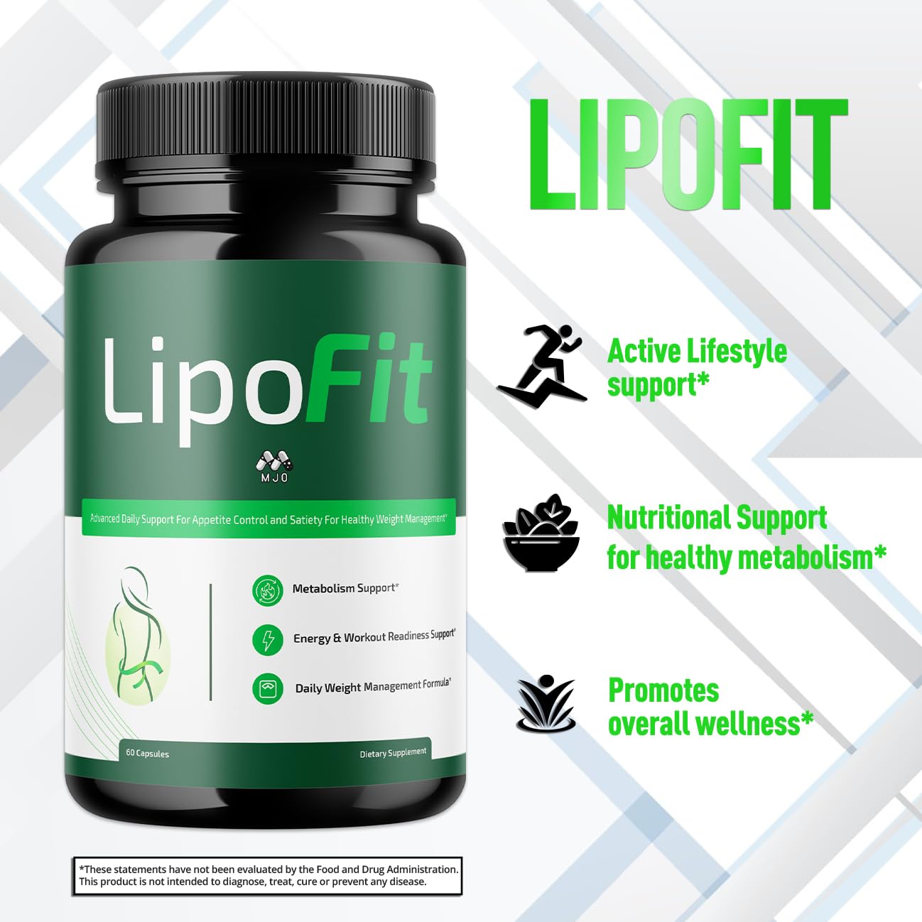 MJO Lipo Fit, 60 Capsules