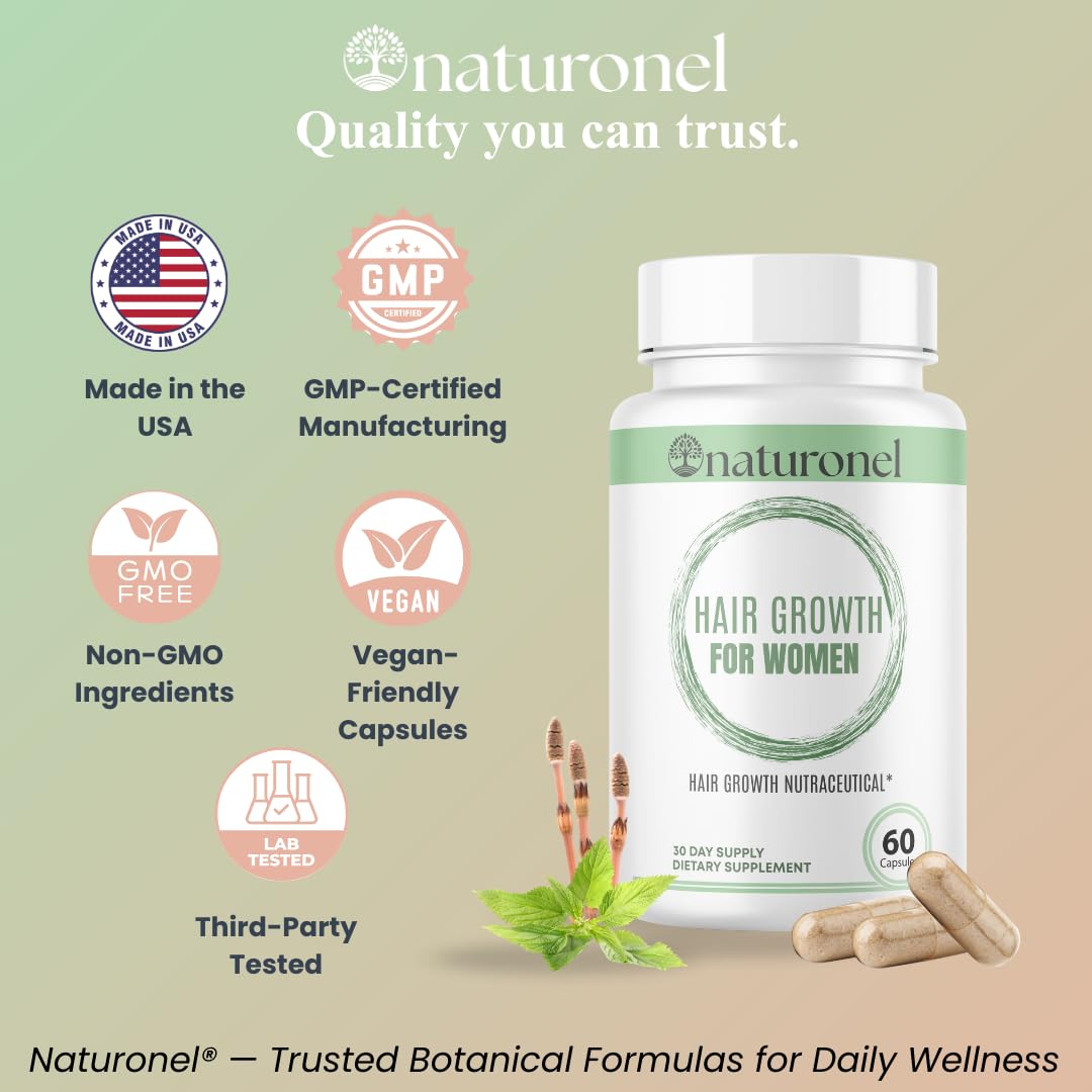 Naturonel Women's Balance Hair Growth Supplements Capsule, 60 Capsules