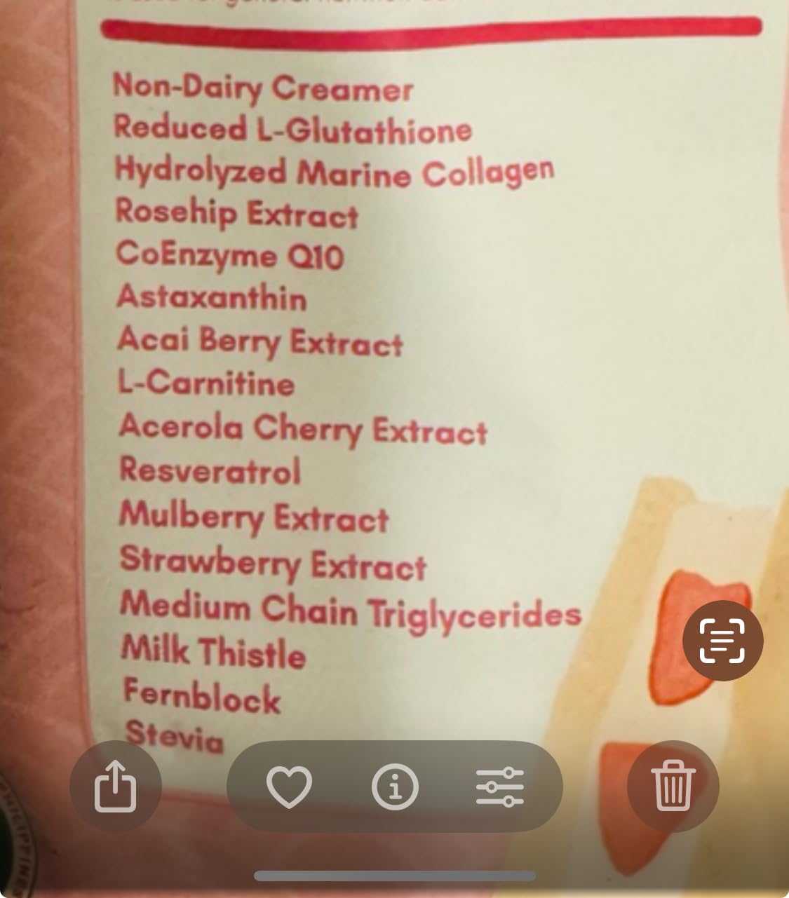 Beauty Milk Dear Face Collagen Glutathione Drinks Powder 17.6