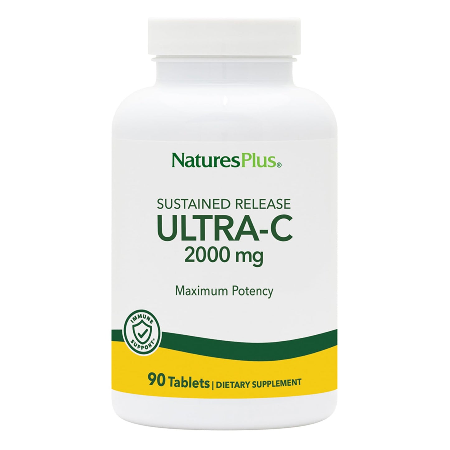 NaturesPlus Ultra-C 2000 mg Vitamin C with Rose Hips Tablet 180 Tablets