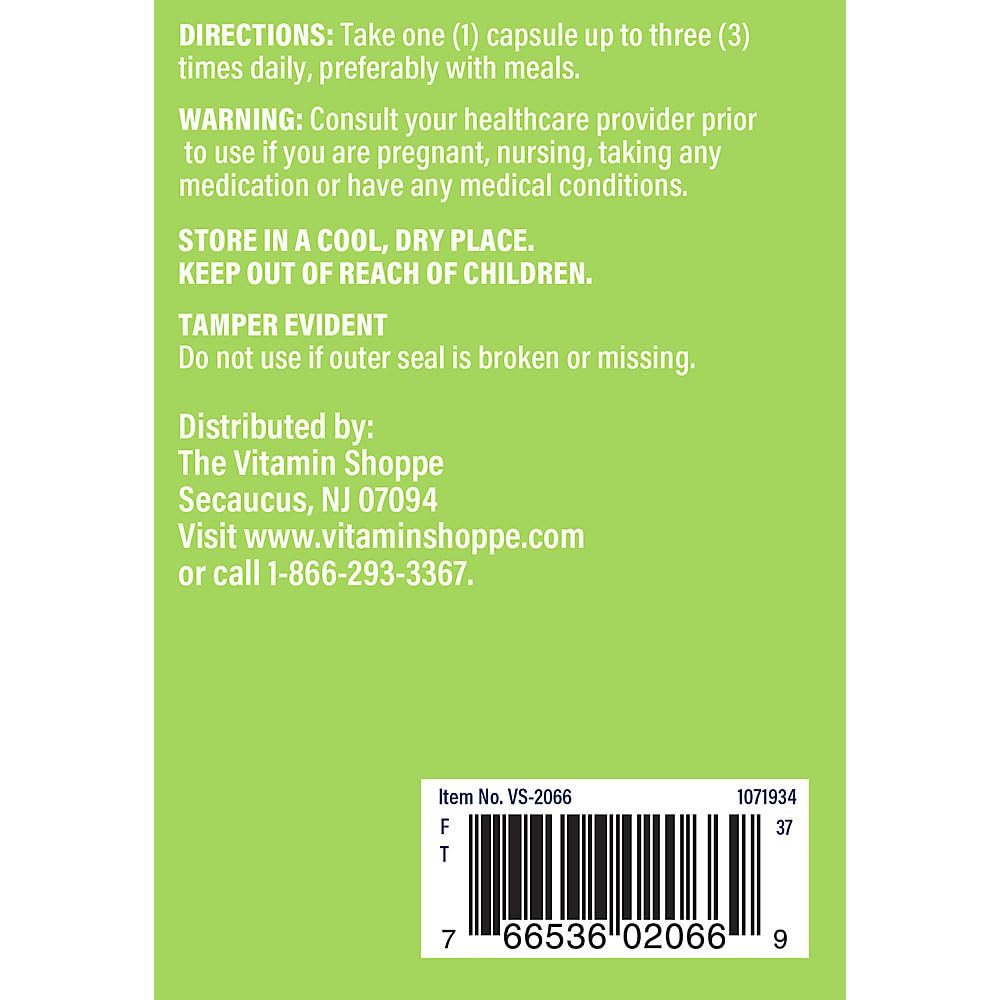 The Vitamin Shoppe Ginger Root 550mg Capsules, 300 Capsules