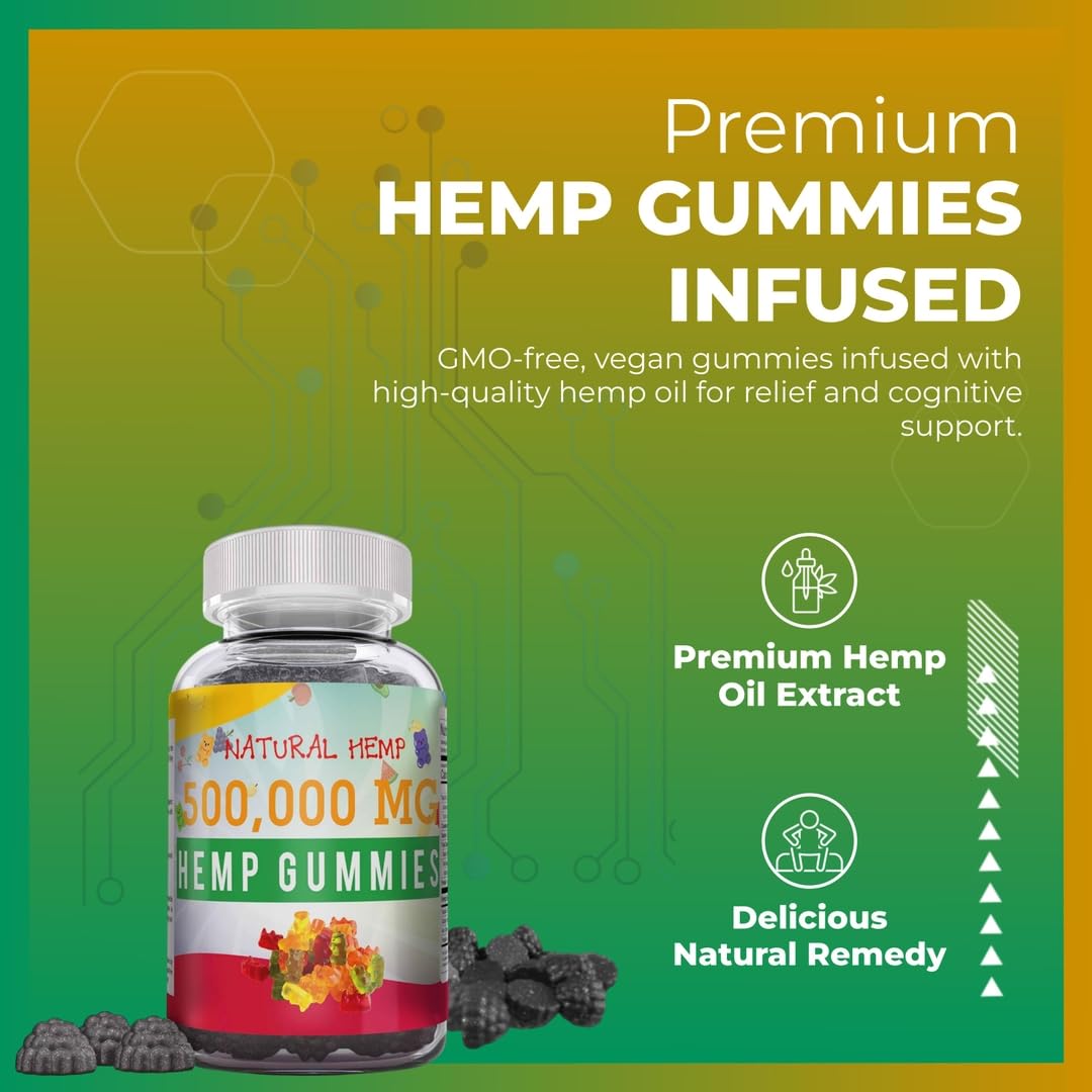 The CBD Project Organic Hemp Gummies 50 Count