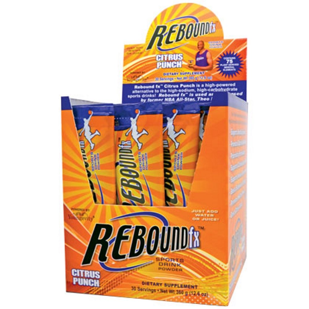 Youngevity Rebound FX ON-The-GO Pouches Citrus Punch Powder 12.69 Ounce