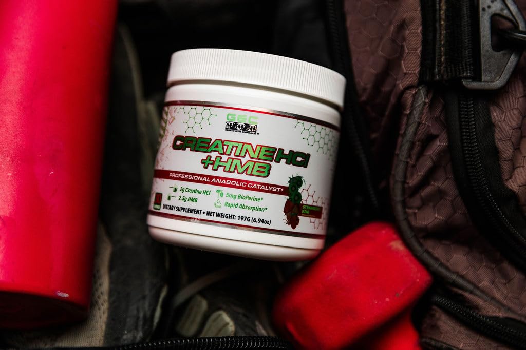 Genetic Edge Compounds Creatine HCl + HMB for Athletes – Performance & Recovery Formula Powder, 6.94 oz