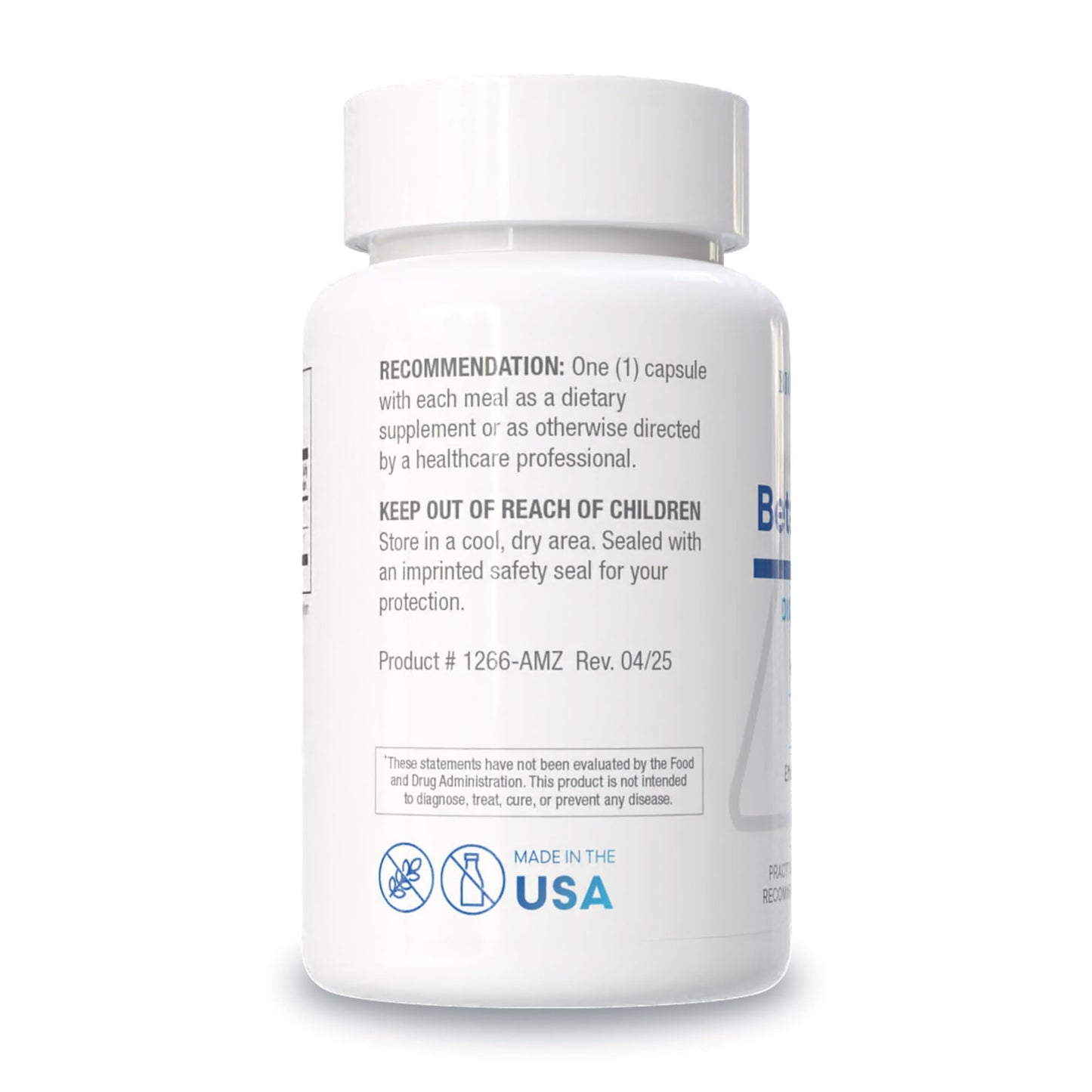Biotics Research Betaine Plus HP High Potency Hydrochloric Acid Supplement Capsule 90