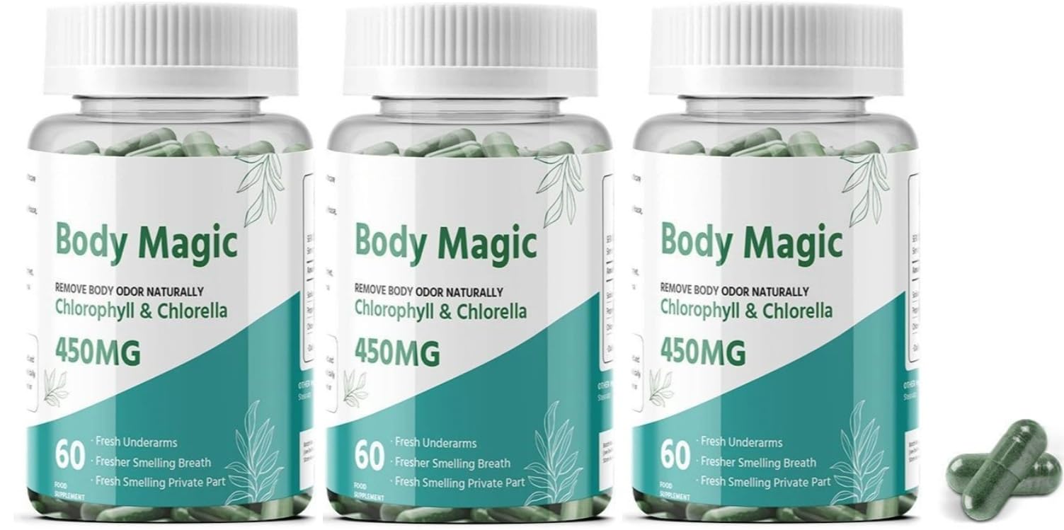 Generic Body Magic Chlorophyll Capsules 180 Capsules