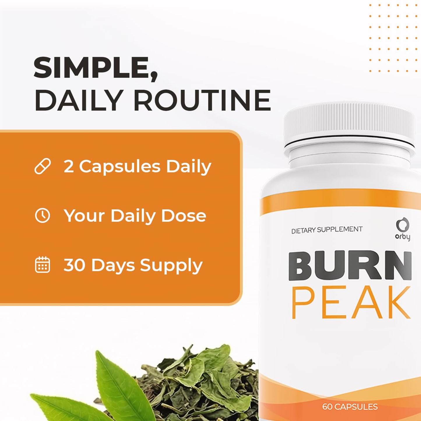 Orby BurnPeak Capsule 180 Capsules