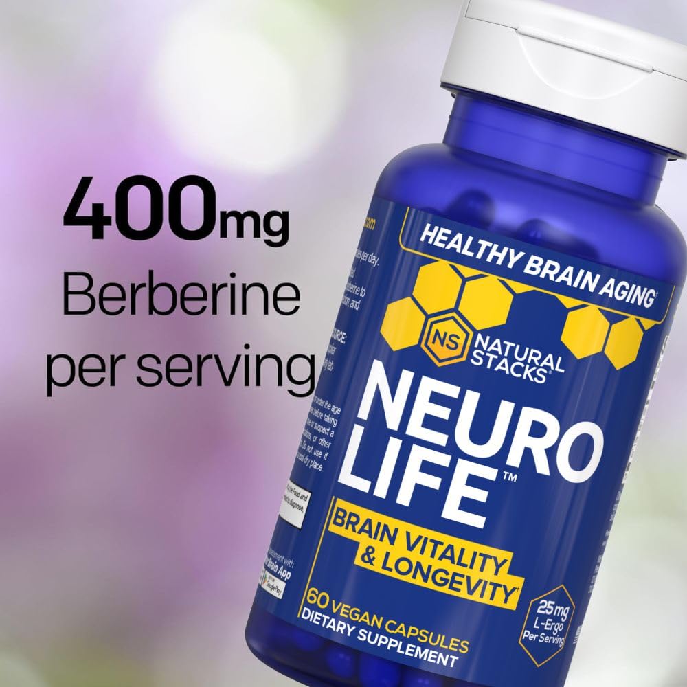 NATURAL STACKS NeuroLife Longevity Supplement Capsule 60 Count