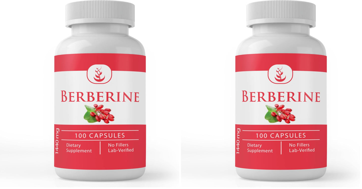 PURE ORIGINAL INGREDIENTS Berberine Capsule, 200 Capsules