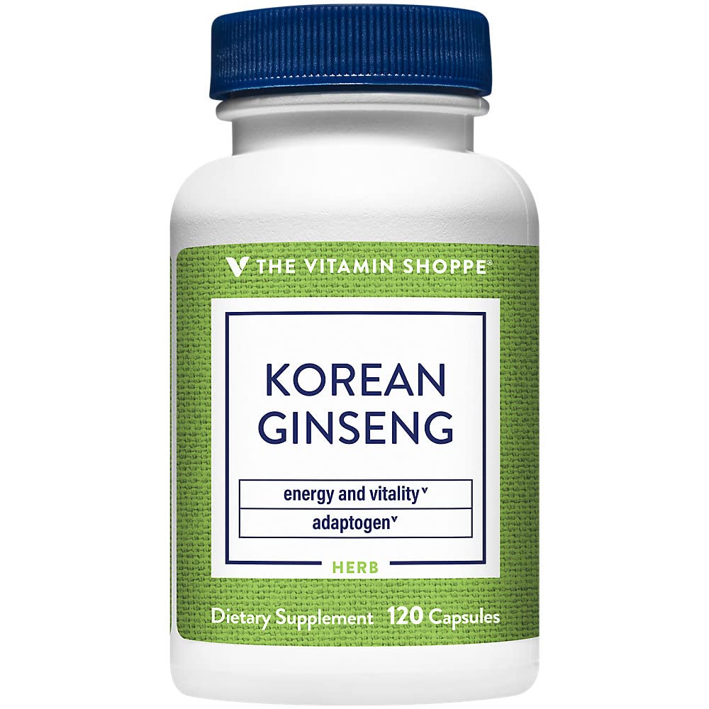 The Vitamin Shoppe Korean Ginseng 120 Capsules