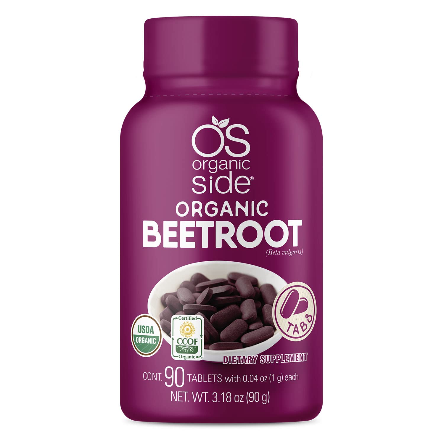 OS Organic Side Beetroot Tablets 90