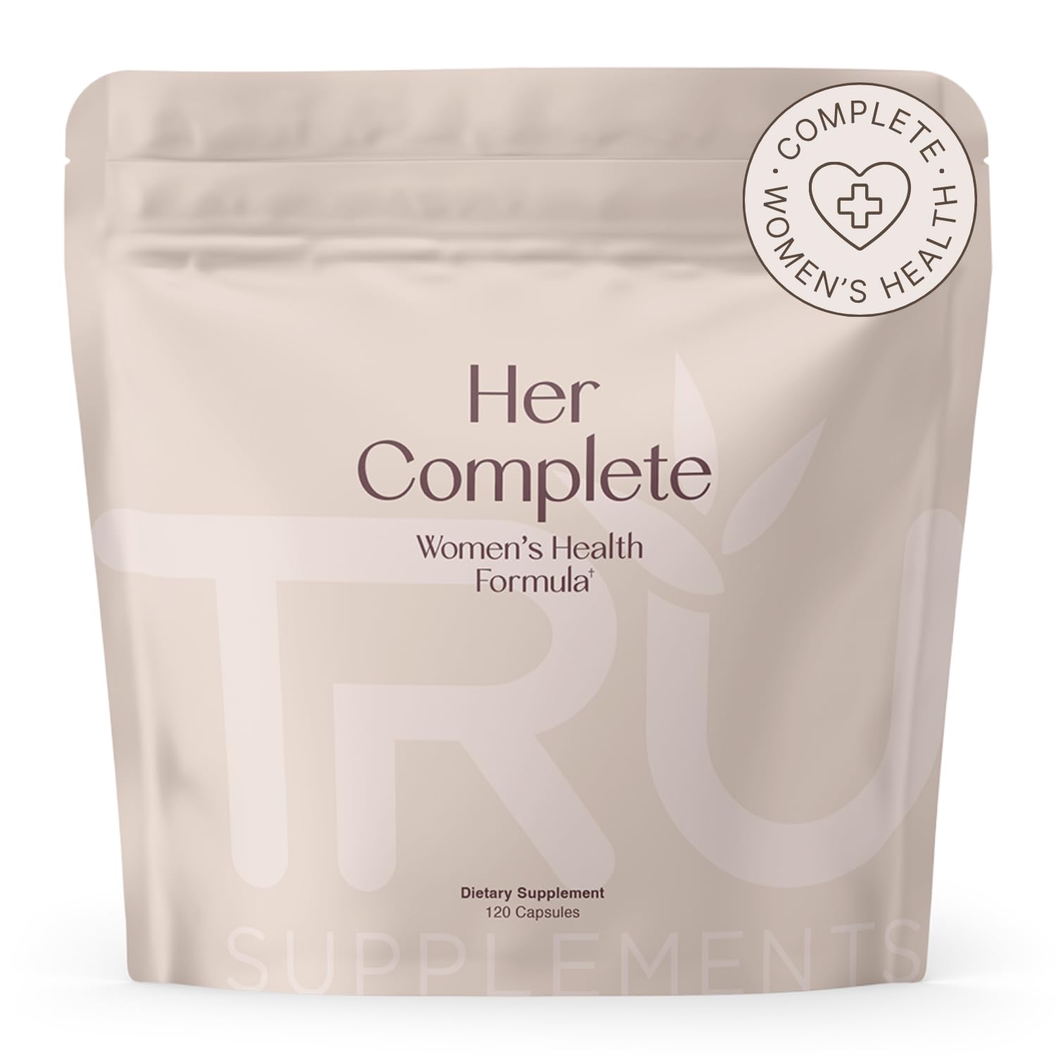 TRU Supplements HER Women’s Health Supplement Capsule 120 Count