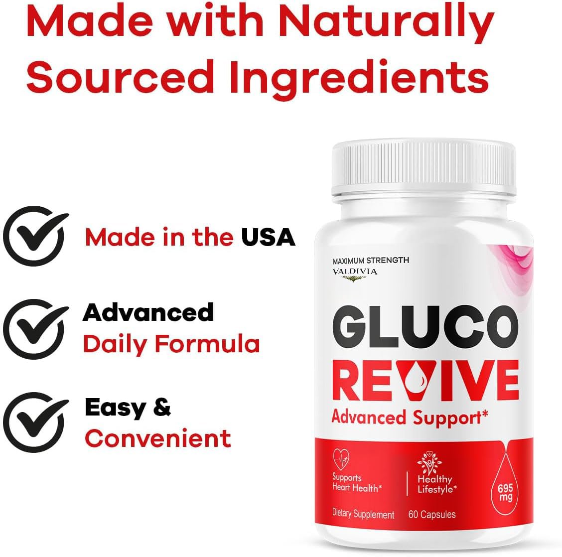 Valdivia Gluco Revive Capsule 180 Capsules