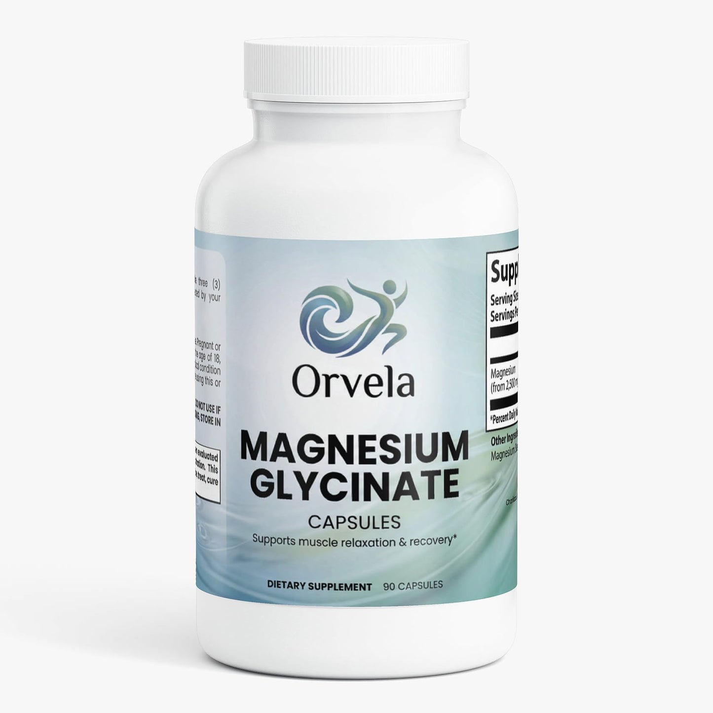 Orvela Magnesium Glycinate 275mg Capsules, 90 Count