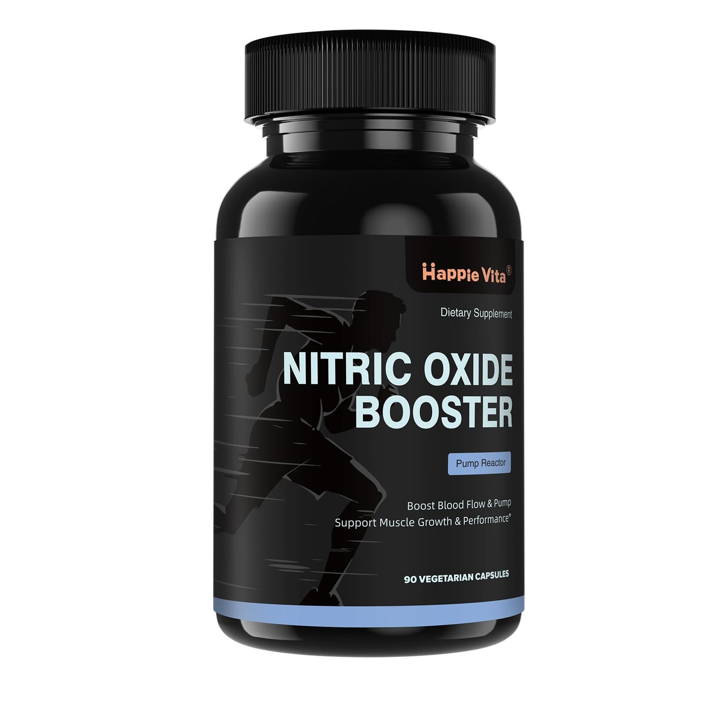 HappieVita Nitric Oxide Booster Capsule, 90 Capsules