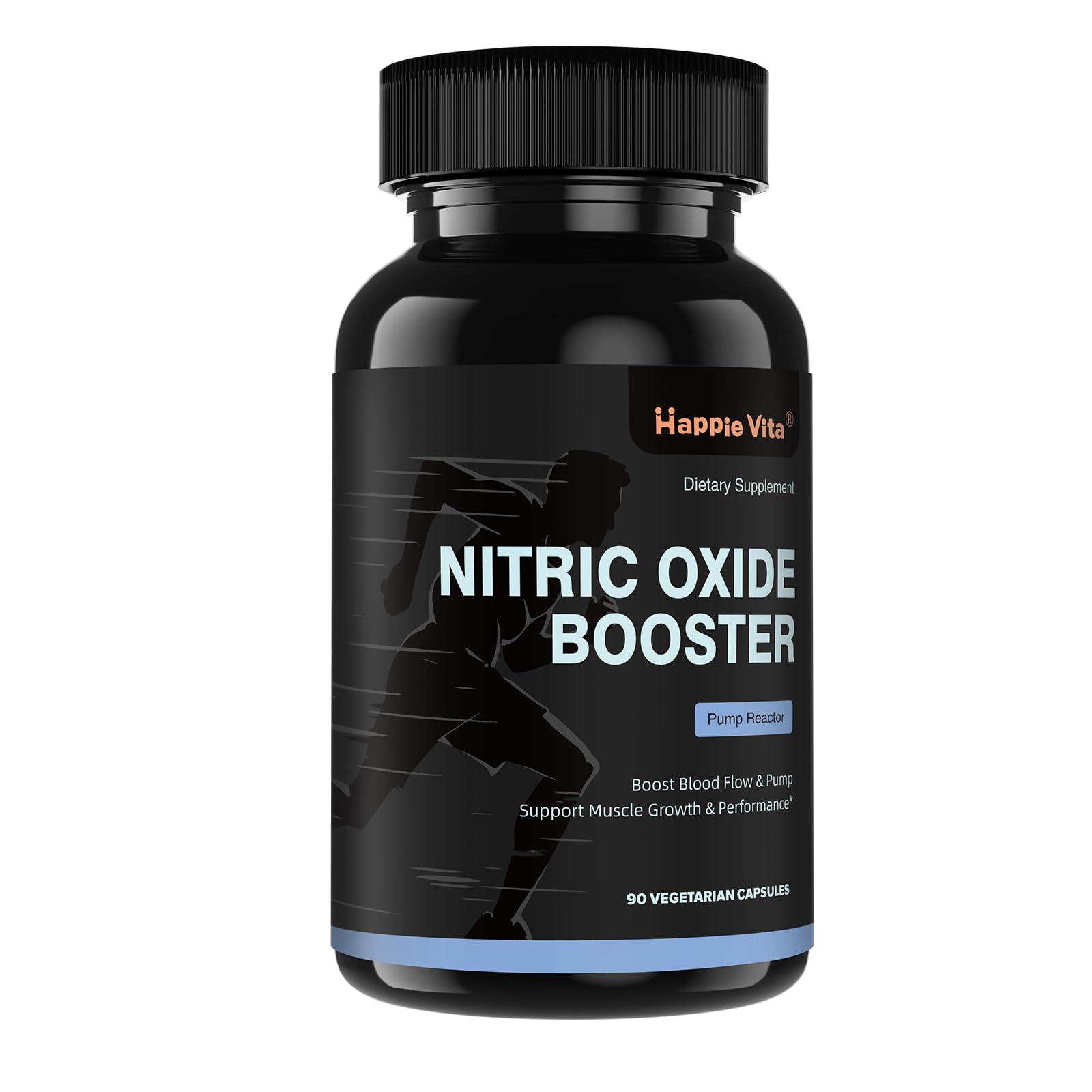 HappieVita Nitric Oxide Booster Capsule, 90 Capsules