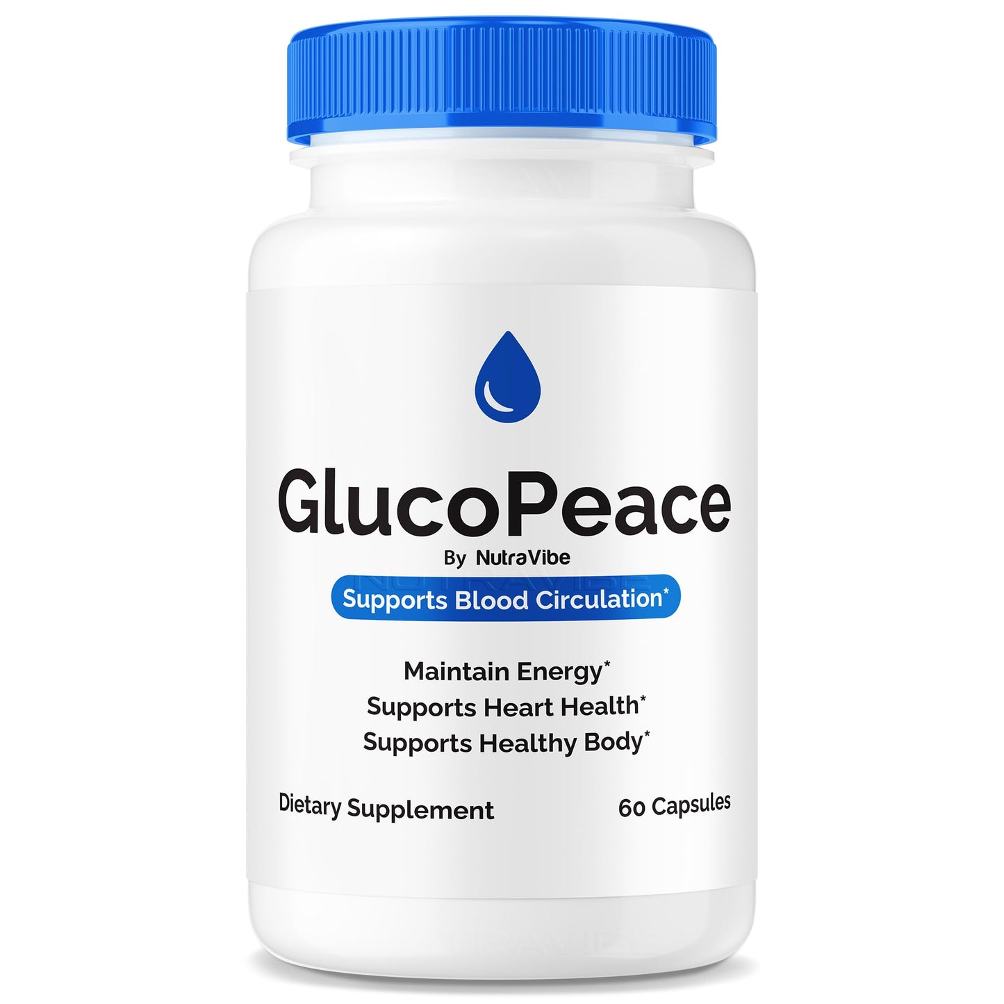 NutraVibe Gluco Peace Pills Capsule 60 Count