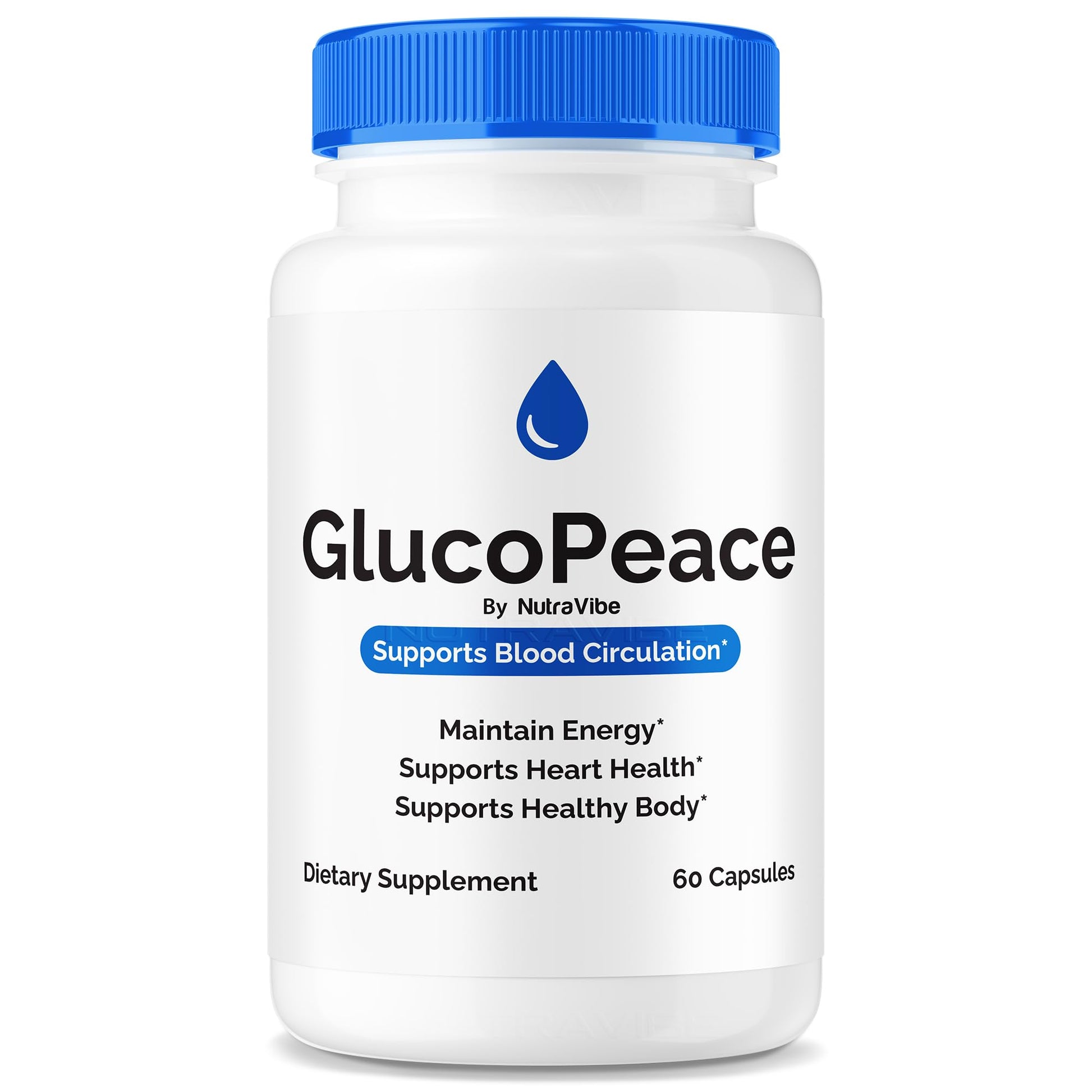 NutraVibe Gluco Peace Pills Capsule 60 Count