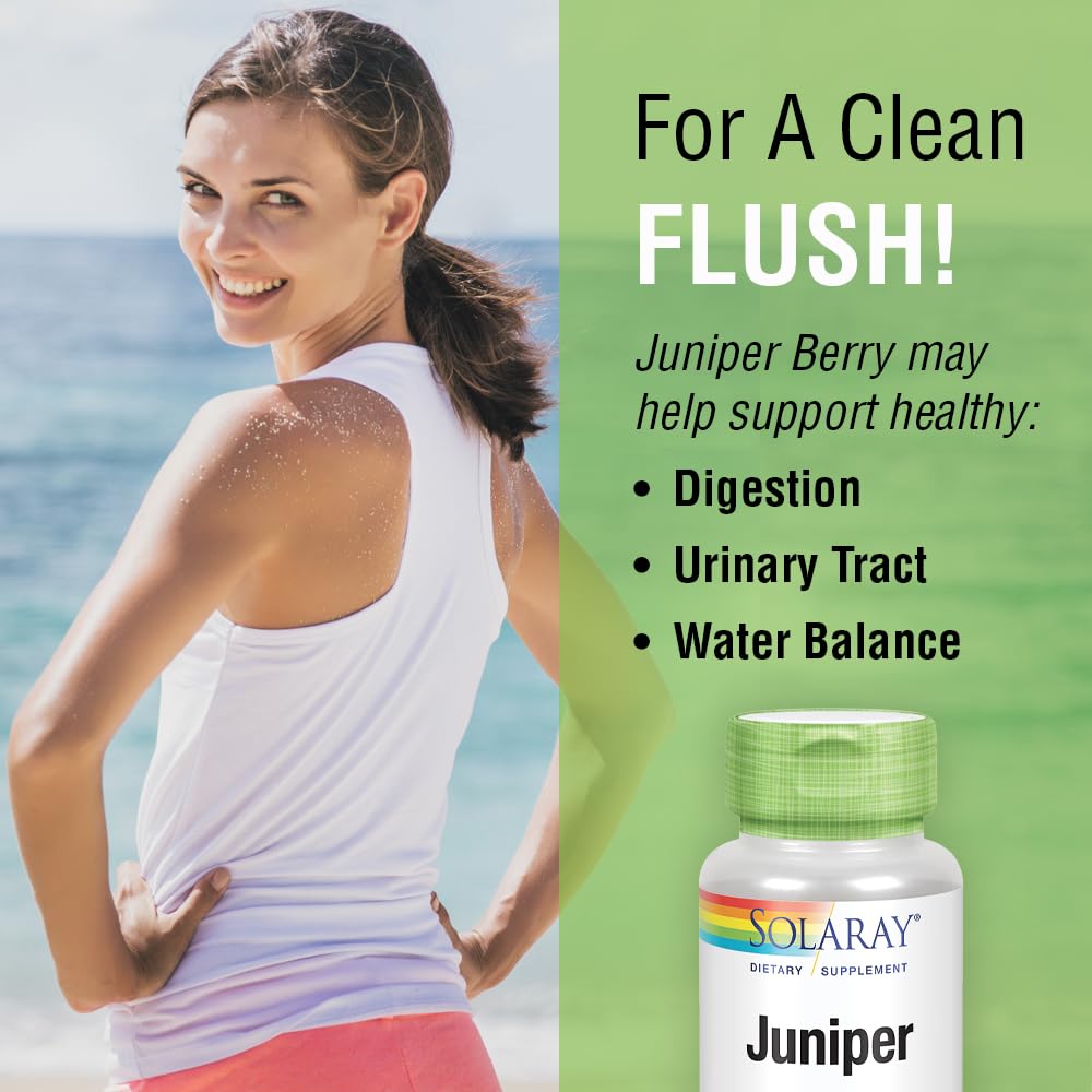 SOLARAY Juniper Berry 450 mg Capsule 100