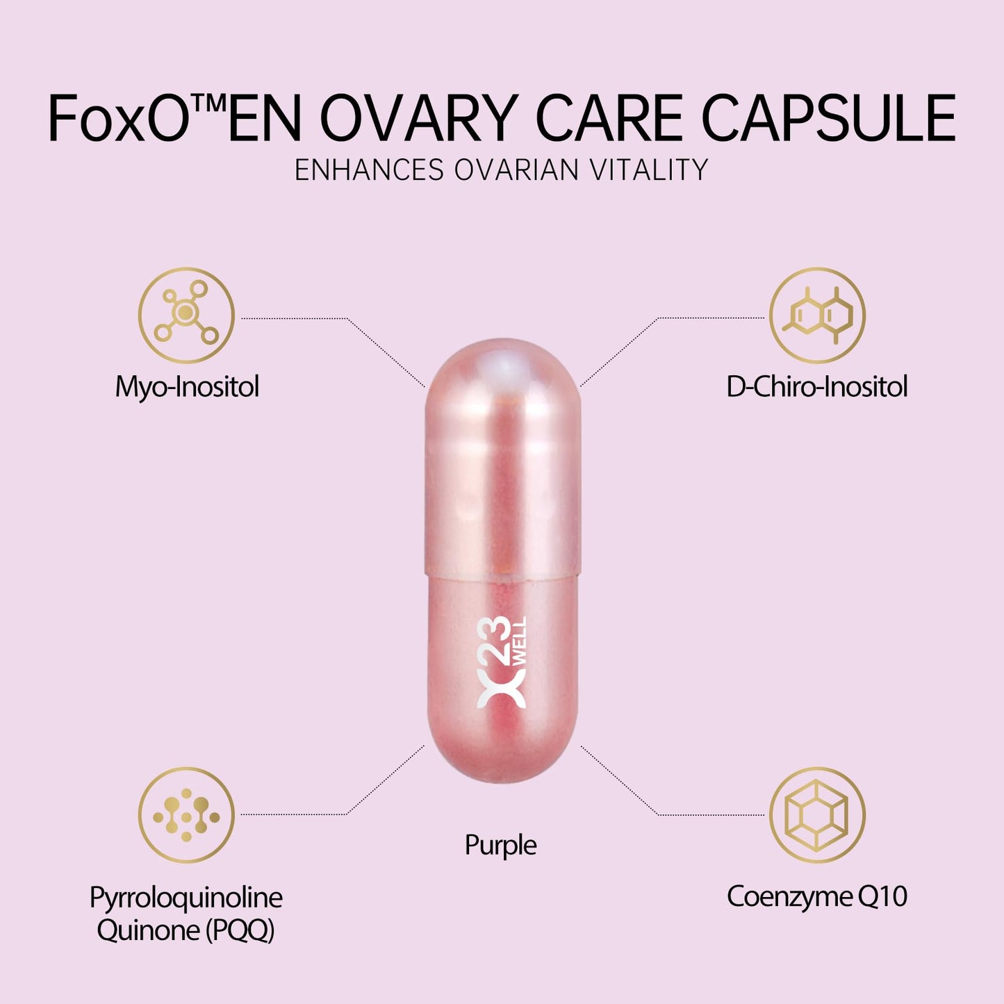 23WELL Women's Ovarian Support Capsules, 60 Capsules