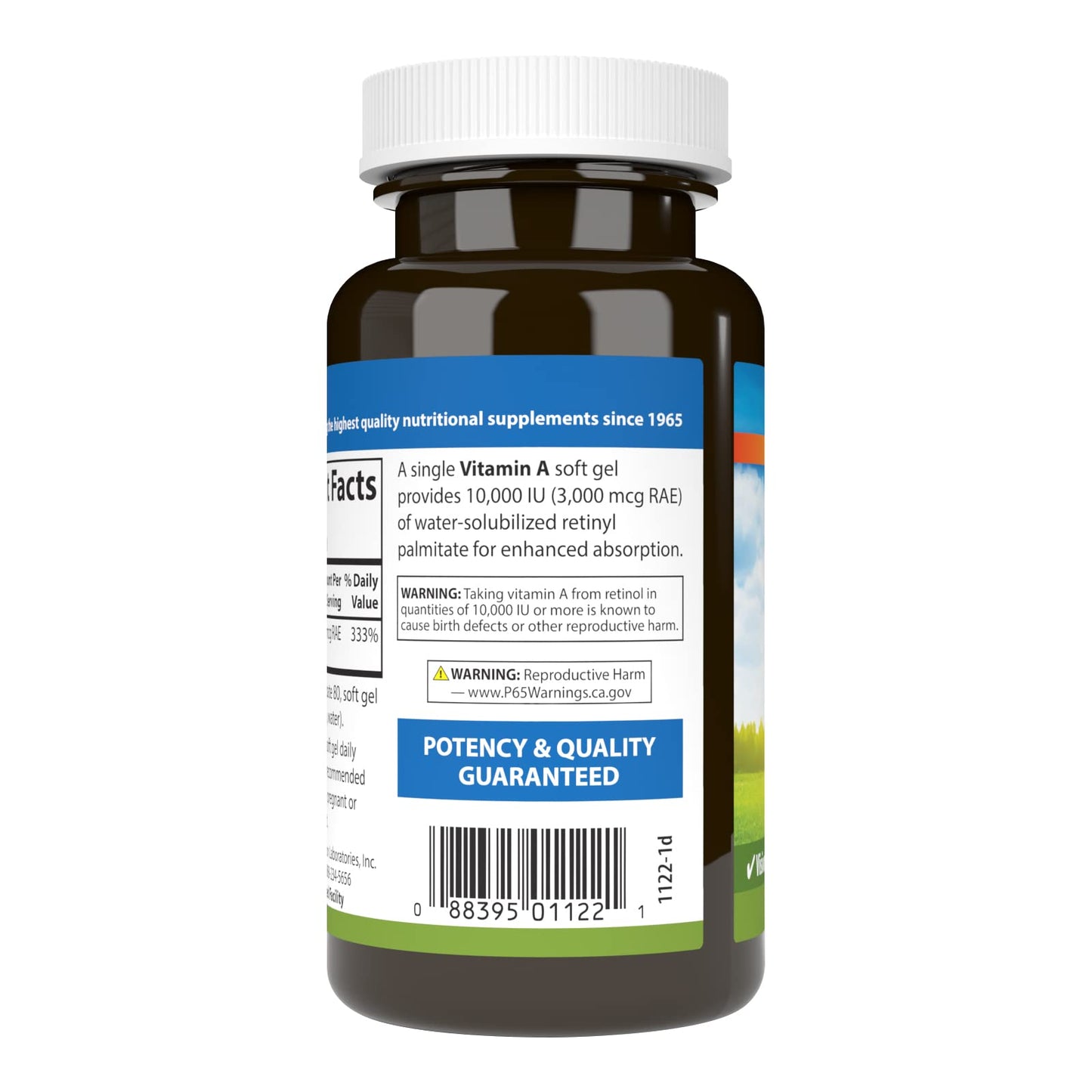 Carlson Vitamin A Solubilized Softgels 250 Count