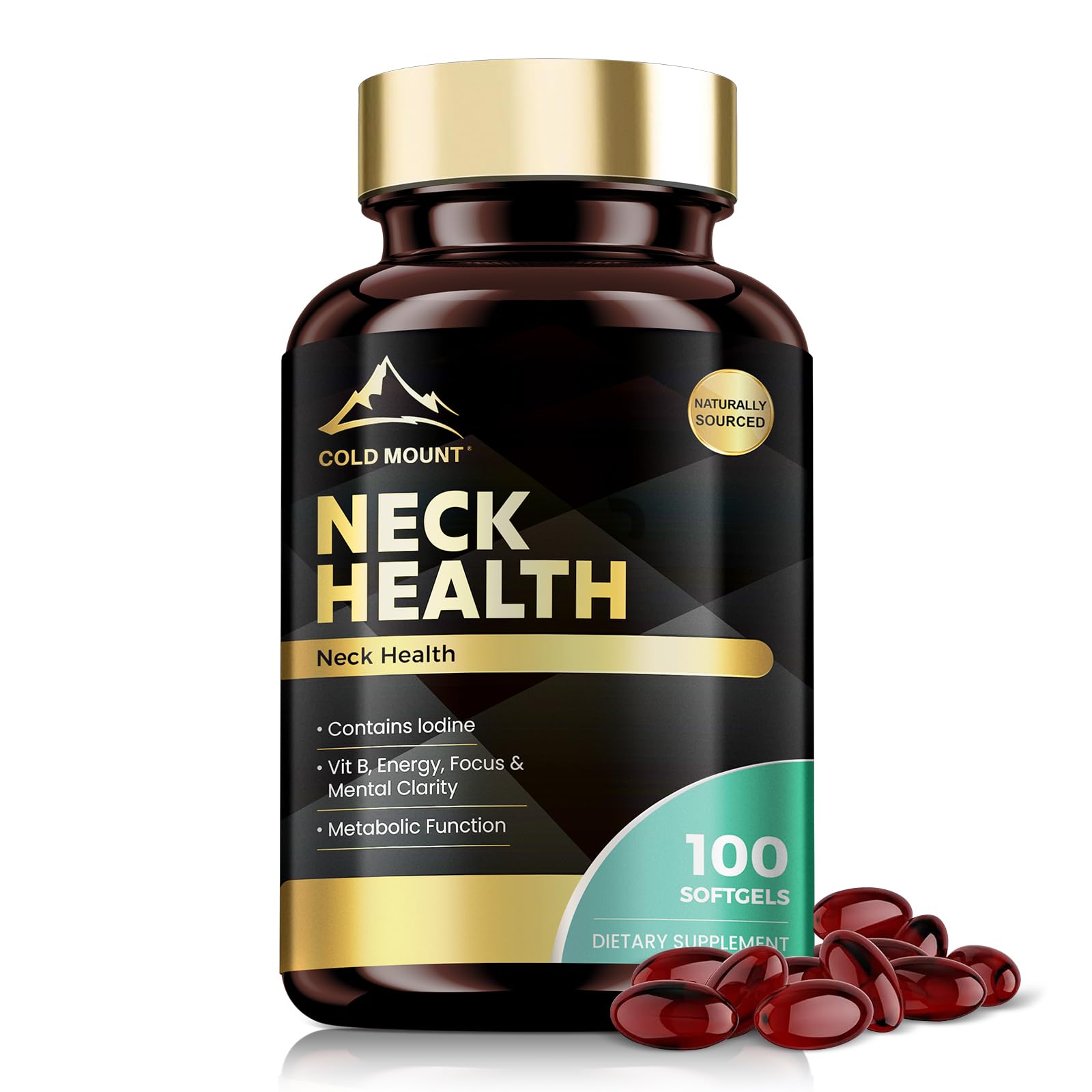 MEGNETA Neck Health Supplement 100 Softgels