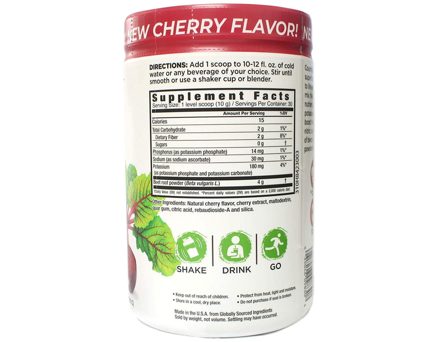 Country Farms Bountiful Beets Circulation Superfood Powder 84.8 oz