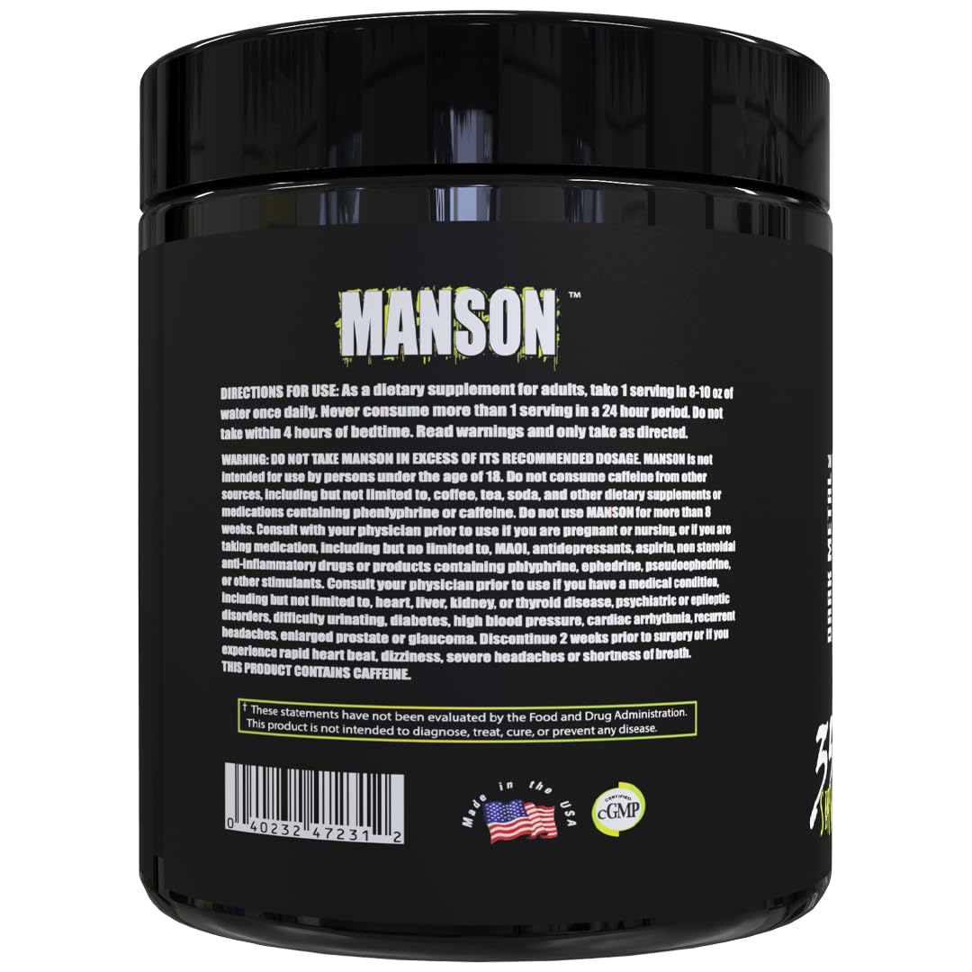 DARK METAL Manson Powder 9.25 Ounce